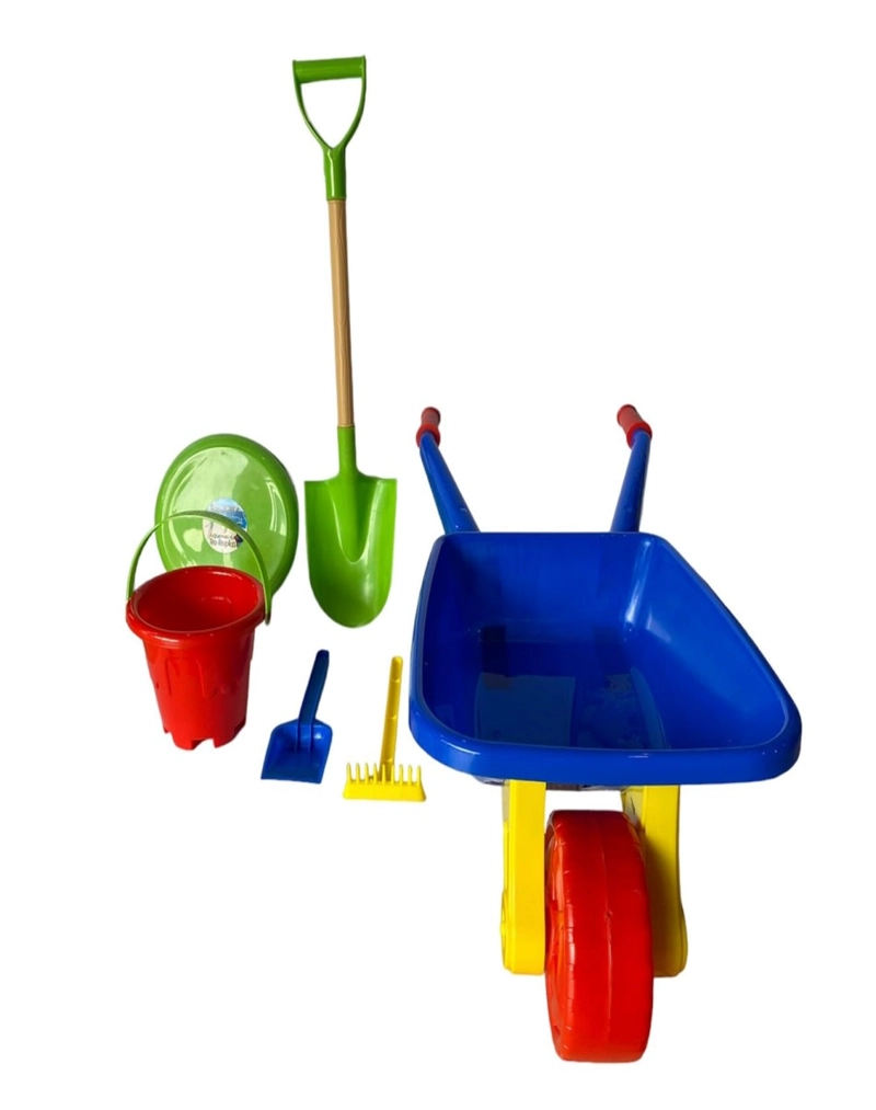 CARRETILLA PLAYERA INFANTIL CON ACCESORIOS ARENA 25O2 - 1
