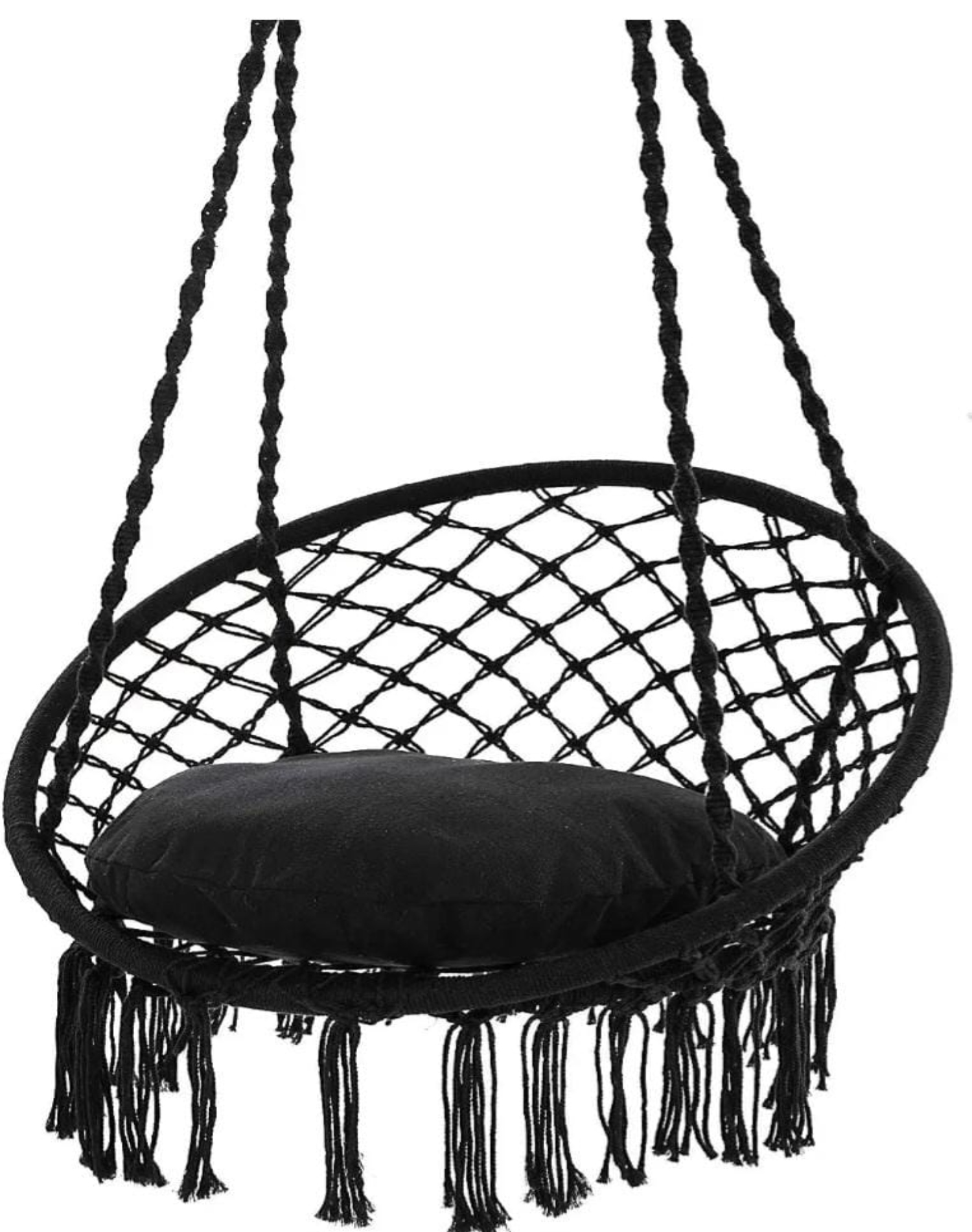 SILLA HAMACA COLGANTE REFORZADA PARA INTERIOR Y EXTERIOR 9N4 - 1