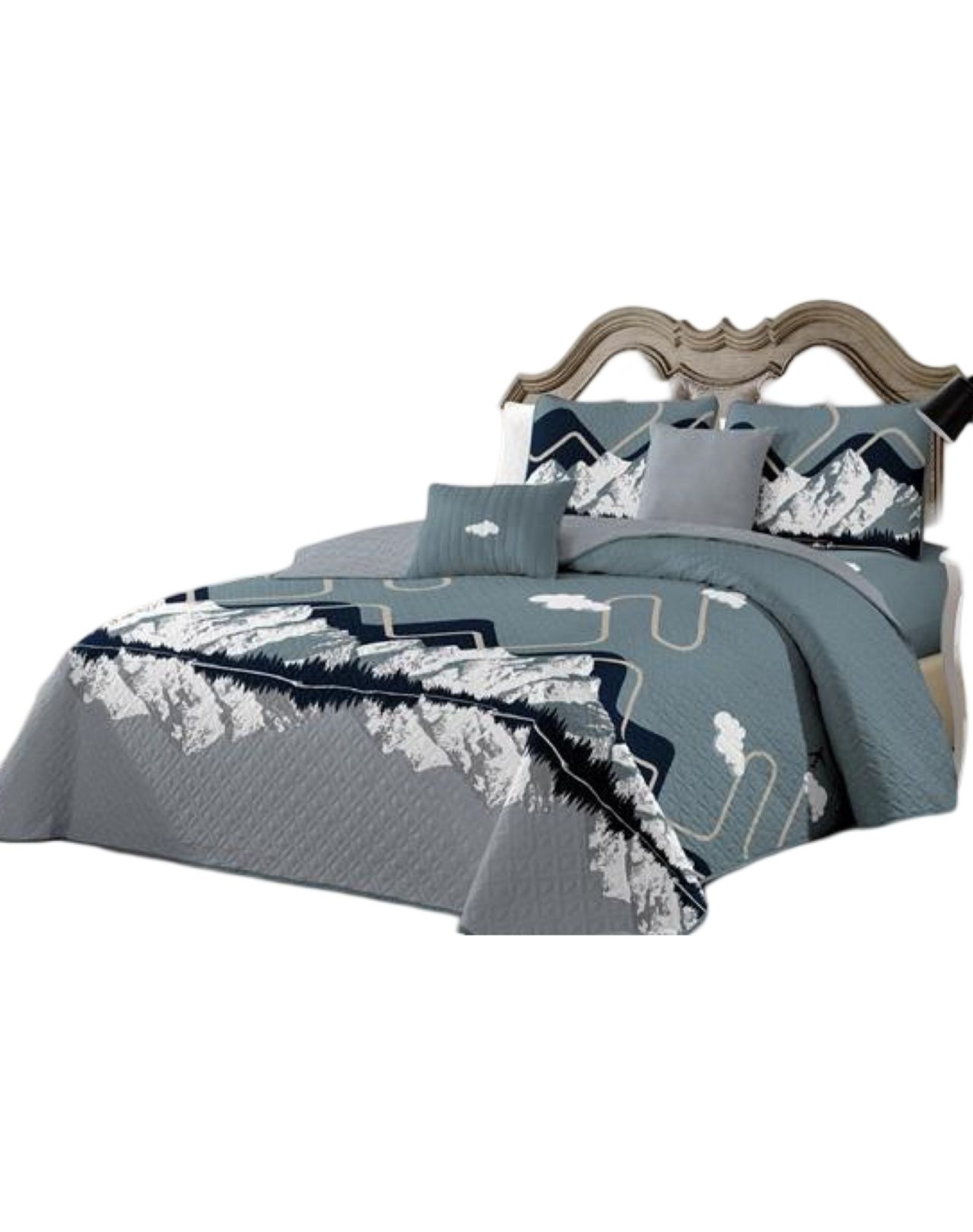 CUBRECAMA MULTICOLOR QUILT PLAZA Y MEDIA VERANO FRESCO 11N14 - 2