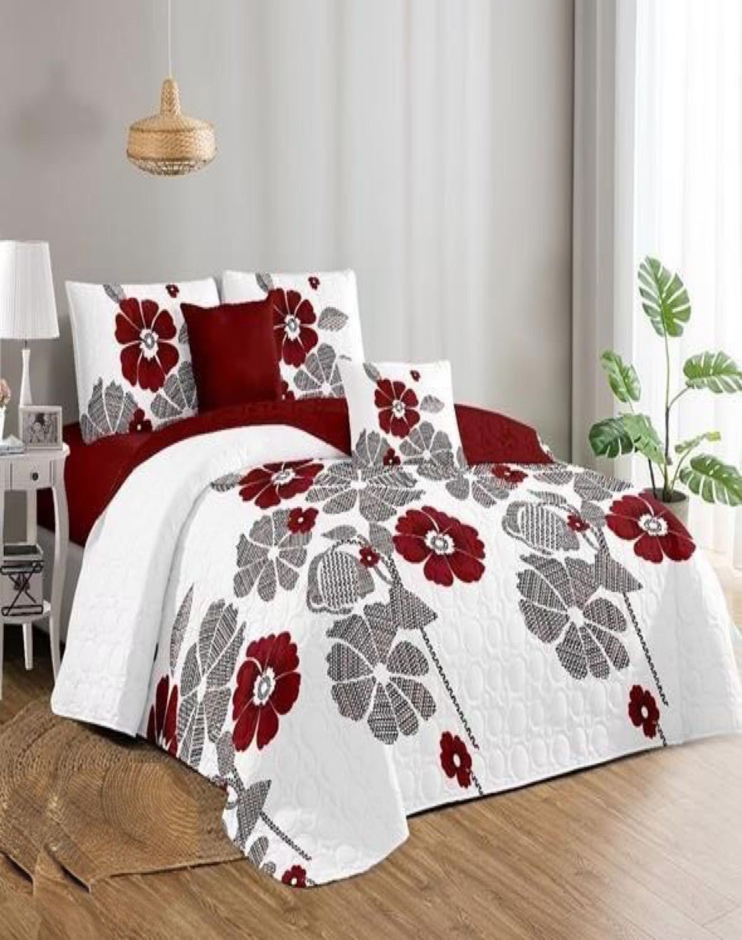 CUBRECAMA MULTICOLOR QUILT PLAZA Y MEDIA VERANO FRESCO 11N12 - 3