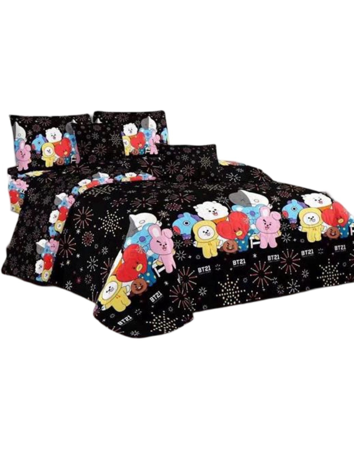 CUBRECAMA MULTICOLOR QUILT PLAZA Y MEDIA VERANO FRESCO 11N05 - 1