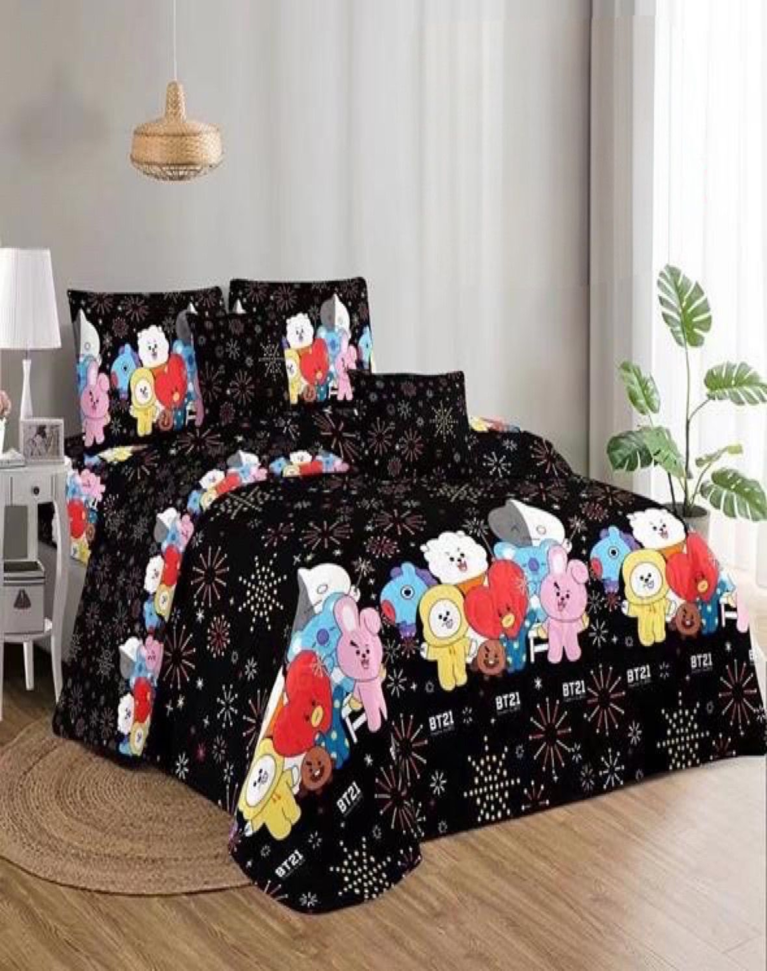 CUBRECAMA MULTICOLOR QUILT PLAZA Y MEDIA VERANO FRESCO 11N05 - 3