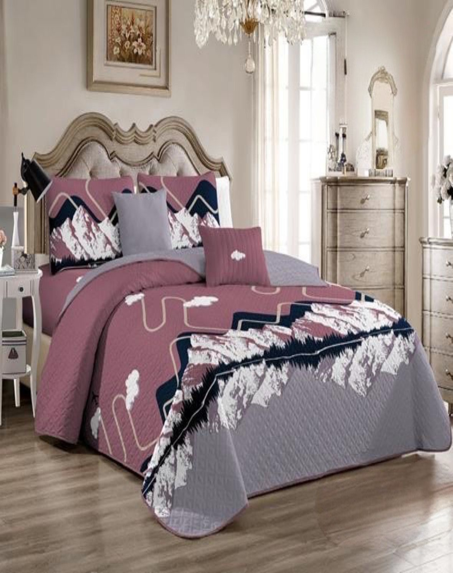 CUBRECAMA MULTICOLOR QUILT PLAZA Y MEDIA VERANO FRESCO 11N43 - 3