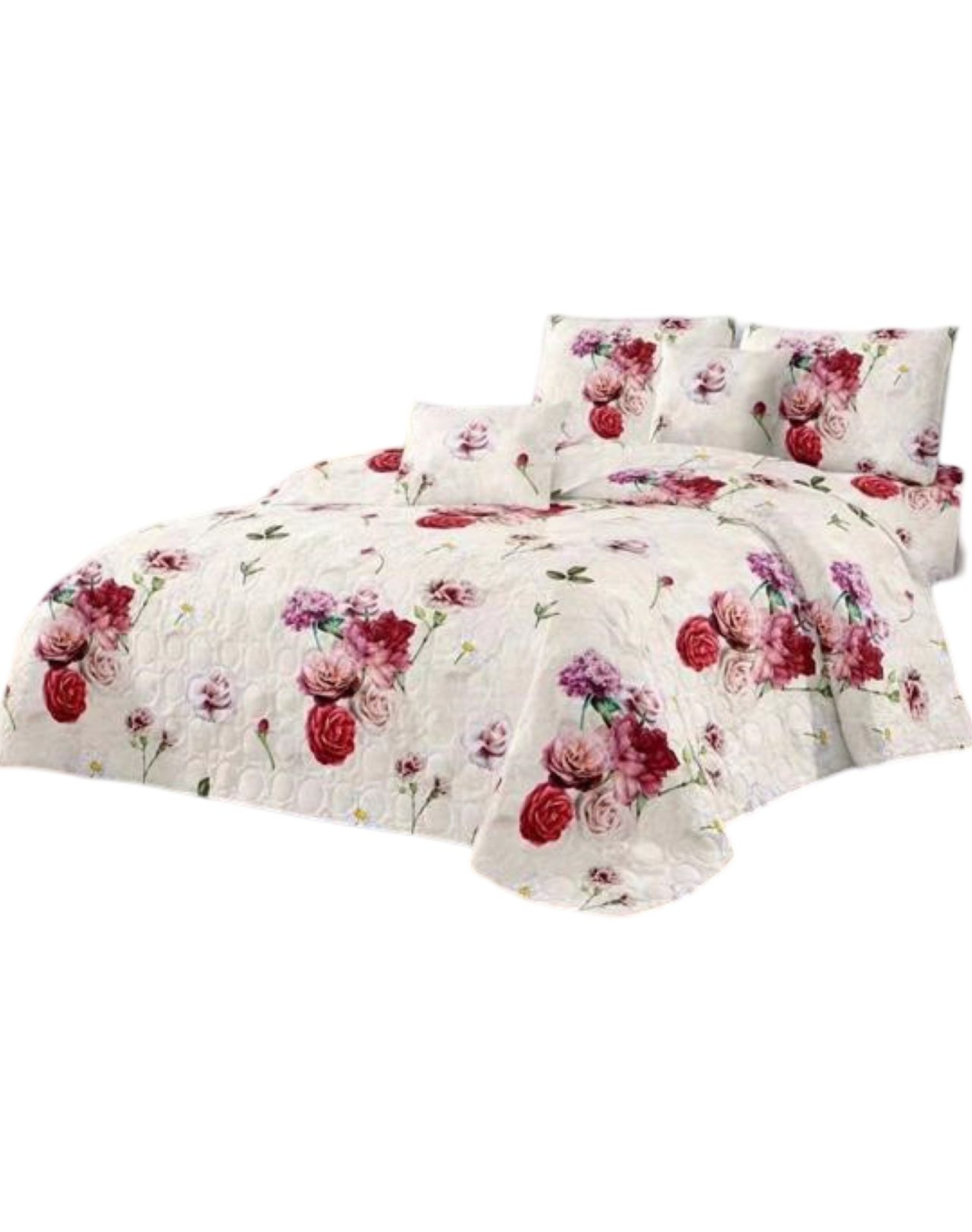 CUBRECAMA MULTICOLOR QUILT PLAZA Y MEDIA VERANO FRESCO 11N02 - 2