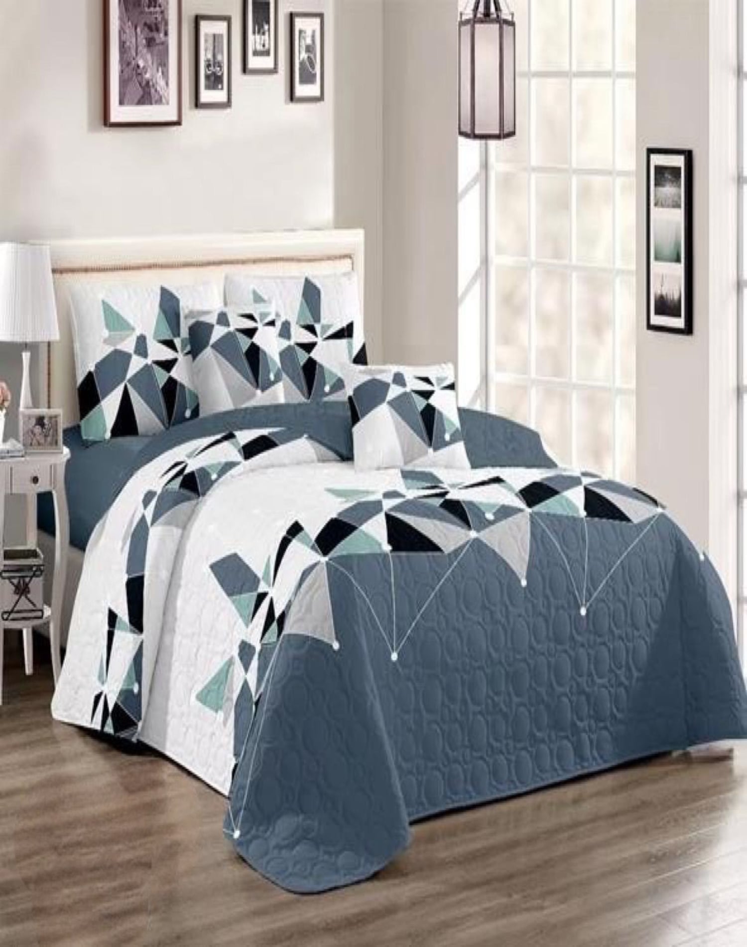 CUBRECAMA MULTICOLOR QUILT PLAZA Y MEDIA VERANO FRESCO 11N25 - 3