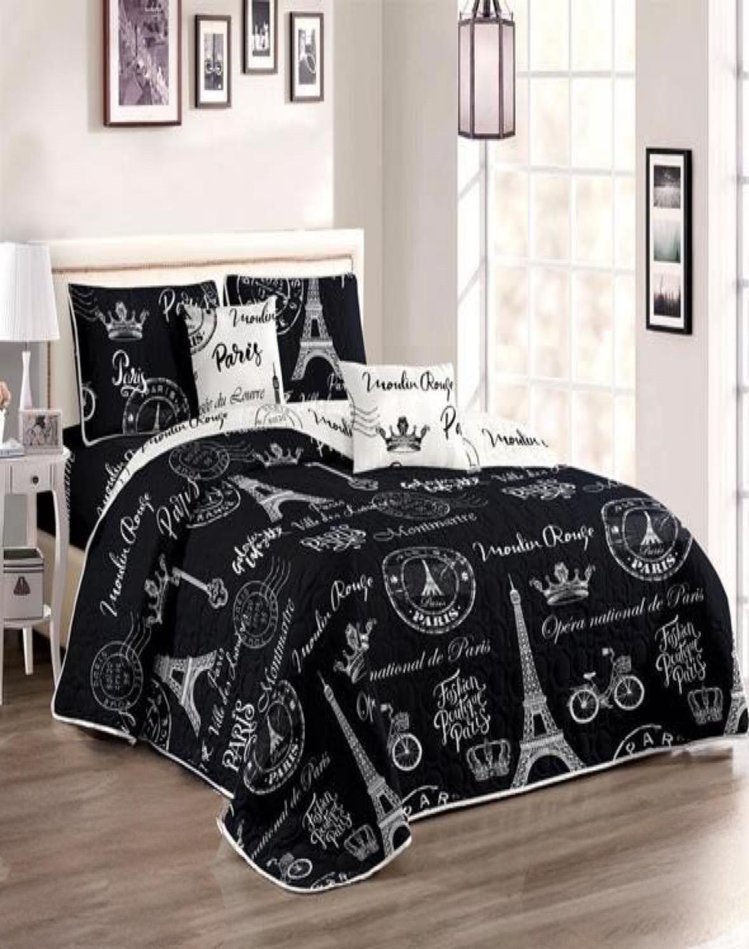 CUBRECAMA MULTICOLOR QUILT 2 PLAZAS+2 FUNDAS VERANO FRESCO 13N70 - 3