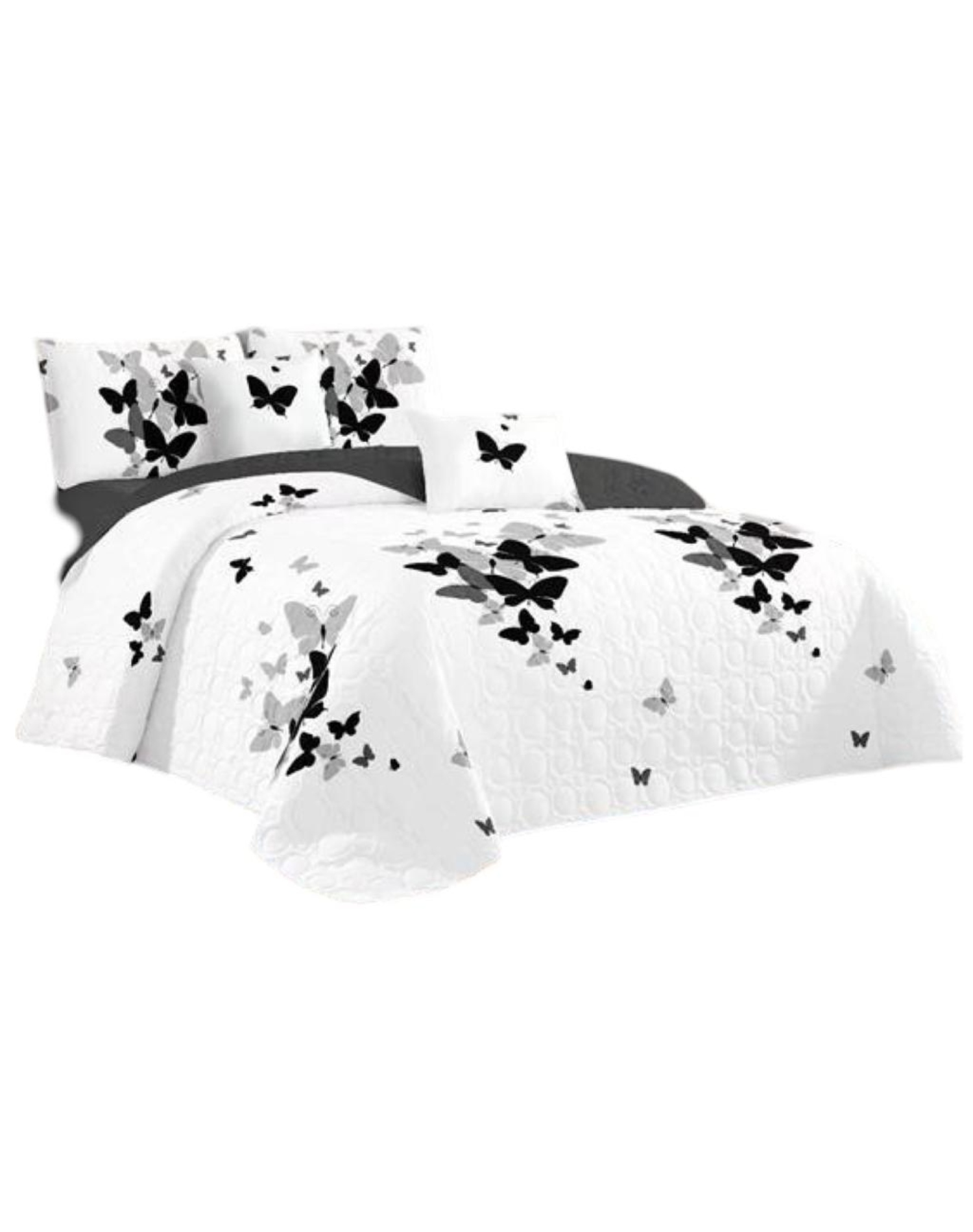 CUBRECAMA MULTICOLOR QUILT 2 PLAZAS+2 FUNDAS VERANO FRESCO 13N08 - 1