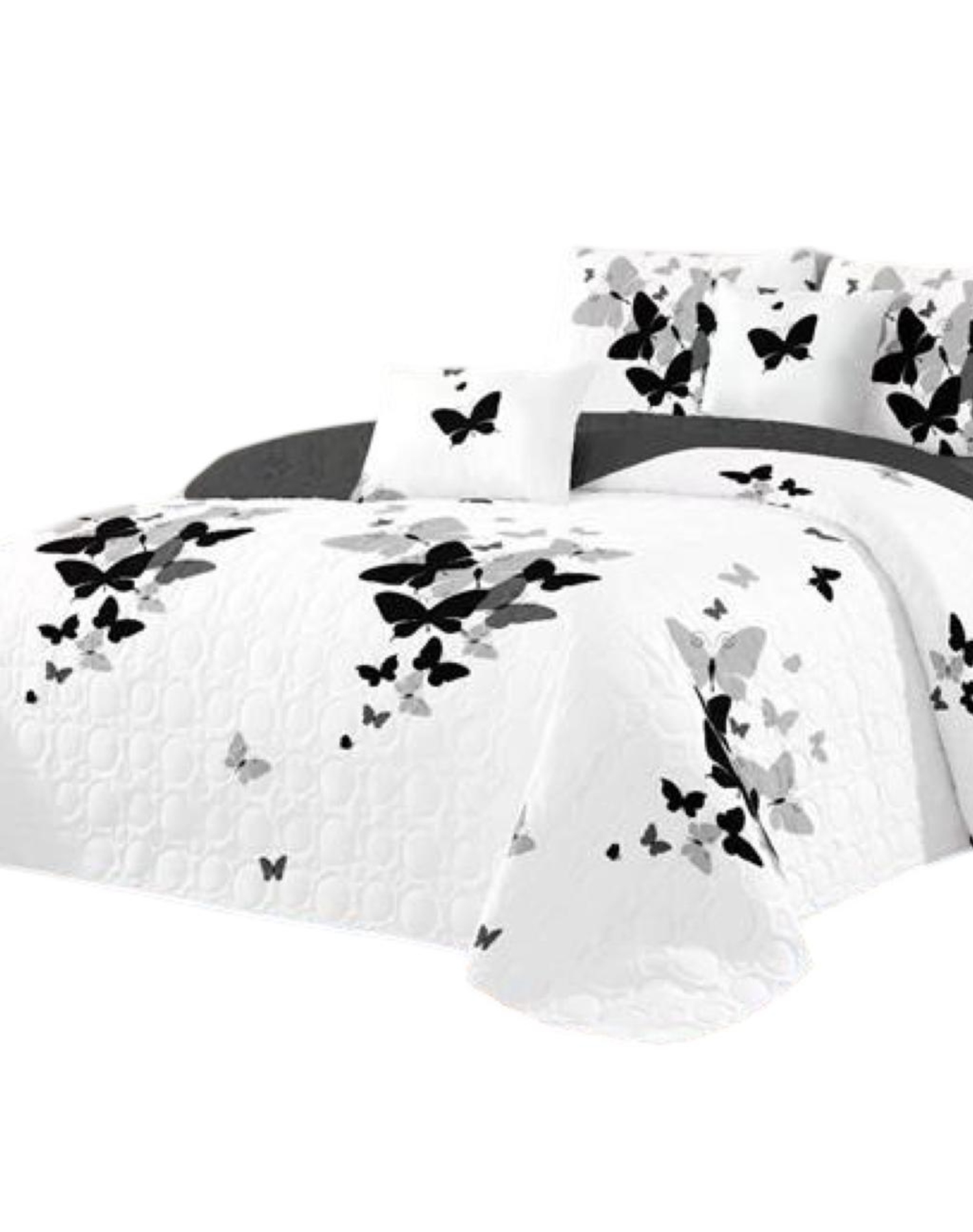 CUBRECAMA MULTICOLOR QUILT 2 PLAZAS+2 FUNDAS VERANO FRESCO 13N08 - 2