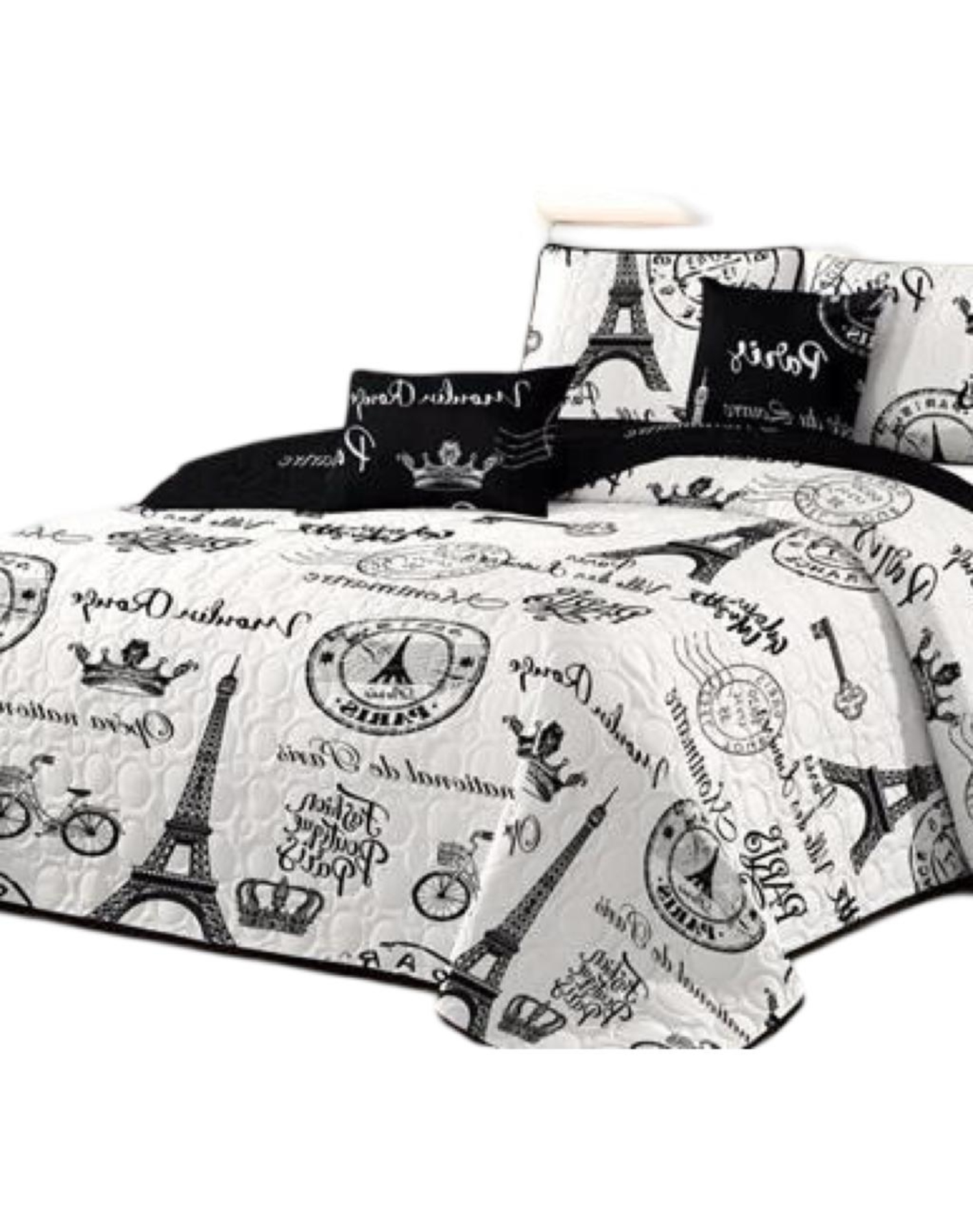CUBRECAMA MULTICOLOR QUILT 2 PLAZAS+2 FUNDAS VERANO FRESCO 13N33 - 2
