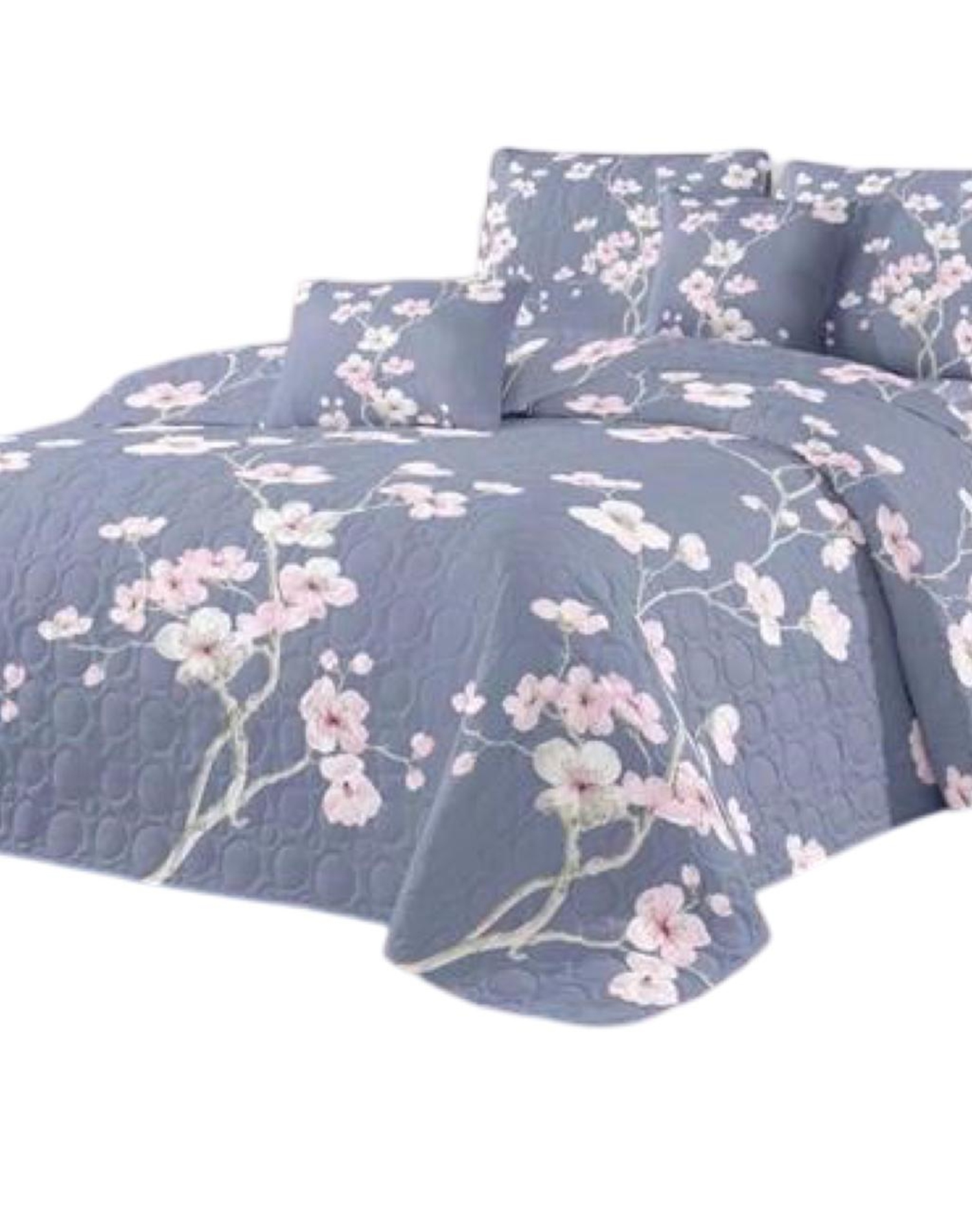 CUBRECAMA MULTICOLOR QUILT 2 PLAZAS+2 FUNDAS VERANO FRESCO 13N68 - 2