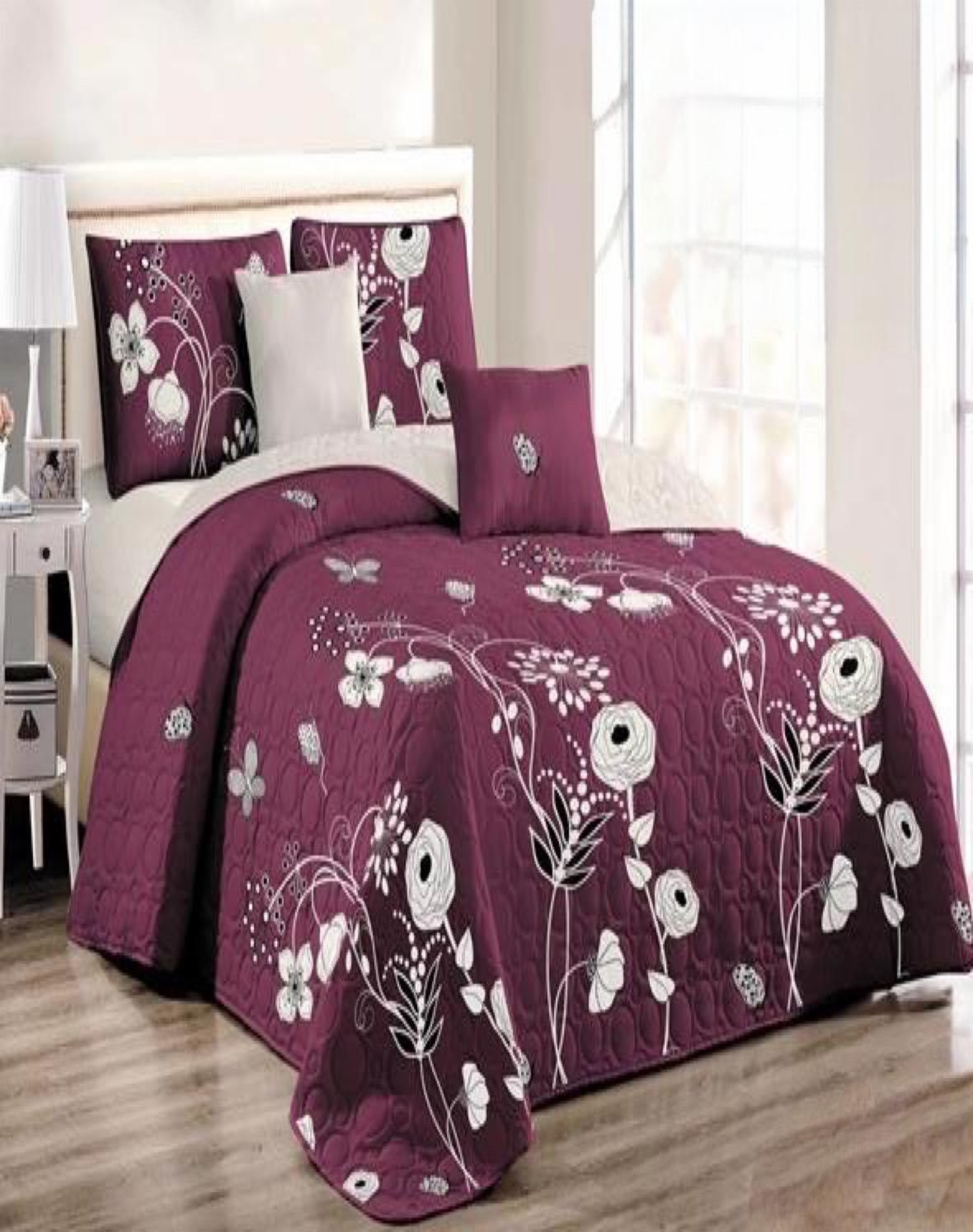 CUBRECAMA MULTICOLOR QUILT 2 PLAZAS+2 FUNDAS VERANO FRESCO 13N14 - 3