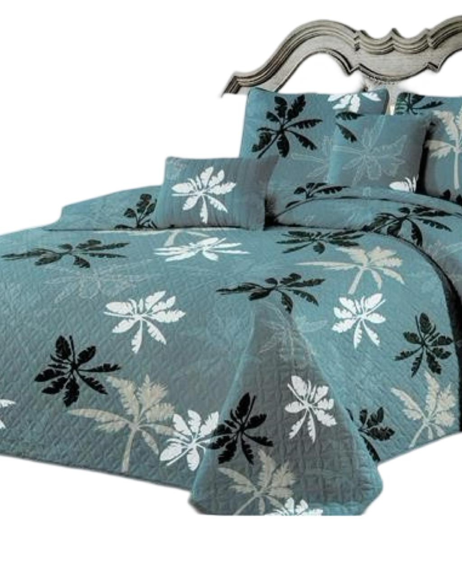 CUBRECAMA MULTICOLOR QUILT 2 PLAZAS+2 FUNDAS VERANO FRESCO 13N73 - 2