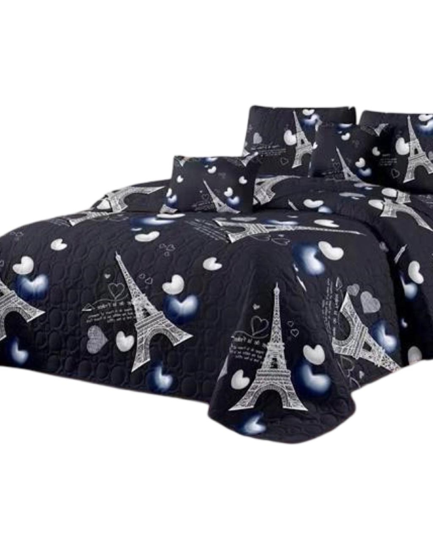 CUBRECAMA MULTICOLOR QUILT 2 PLAZAS+2 FUNDAS VERANO FRESCO 13N22 - 2