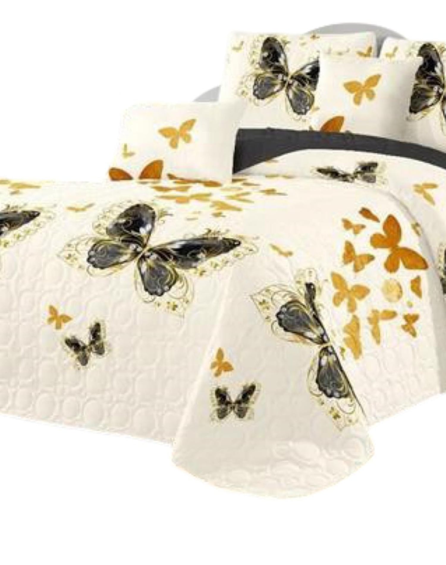 CUBRECAMA MULTICOLOR QUILT 2 PLAZAS+2 FUNDAS VERANO FRESCO 13N53 - 2