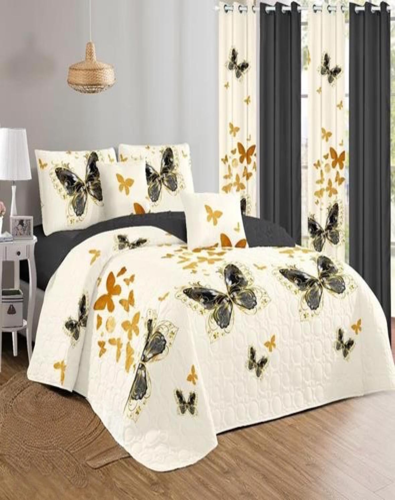 CUBRECAMA MULTICOLOR QUILT 2 PLAZAS+2 FUNDAS VERANO FRESCO 13N53 - 3