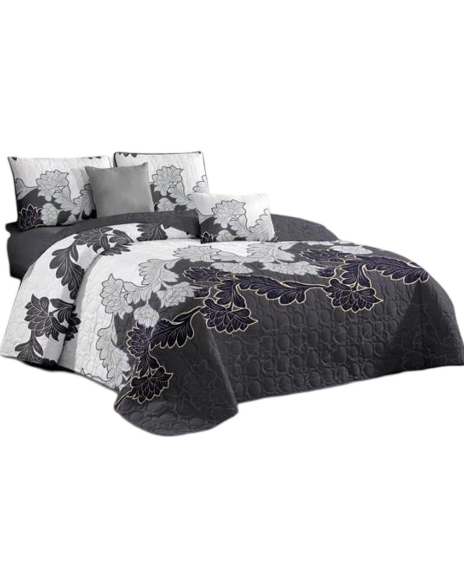CUBRECAMA MULTICOLOR QUILT 2 PLAZAS+2 FUNDAS VERANO FRESCO 13N13 - 1
