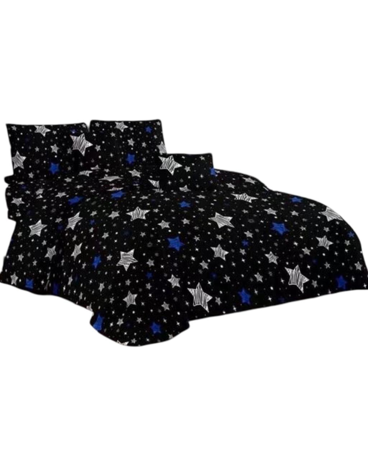 CUBRECAMA MULTICOLOR QUILT 2 PLAZAS+2 FUNDAS VERANO FRESCO 13N29 - 1