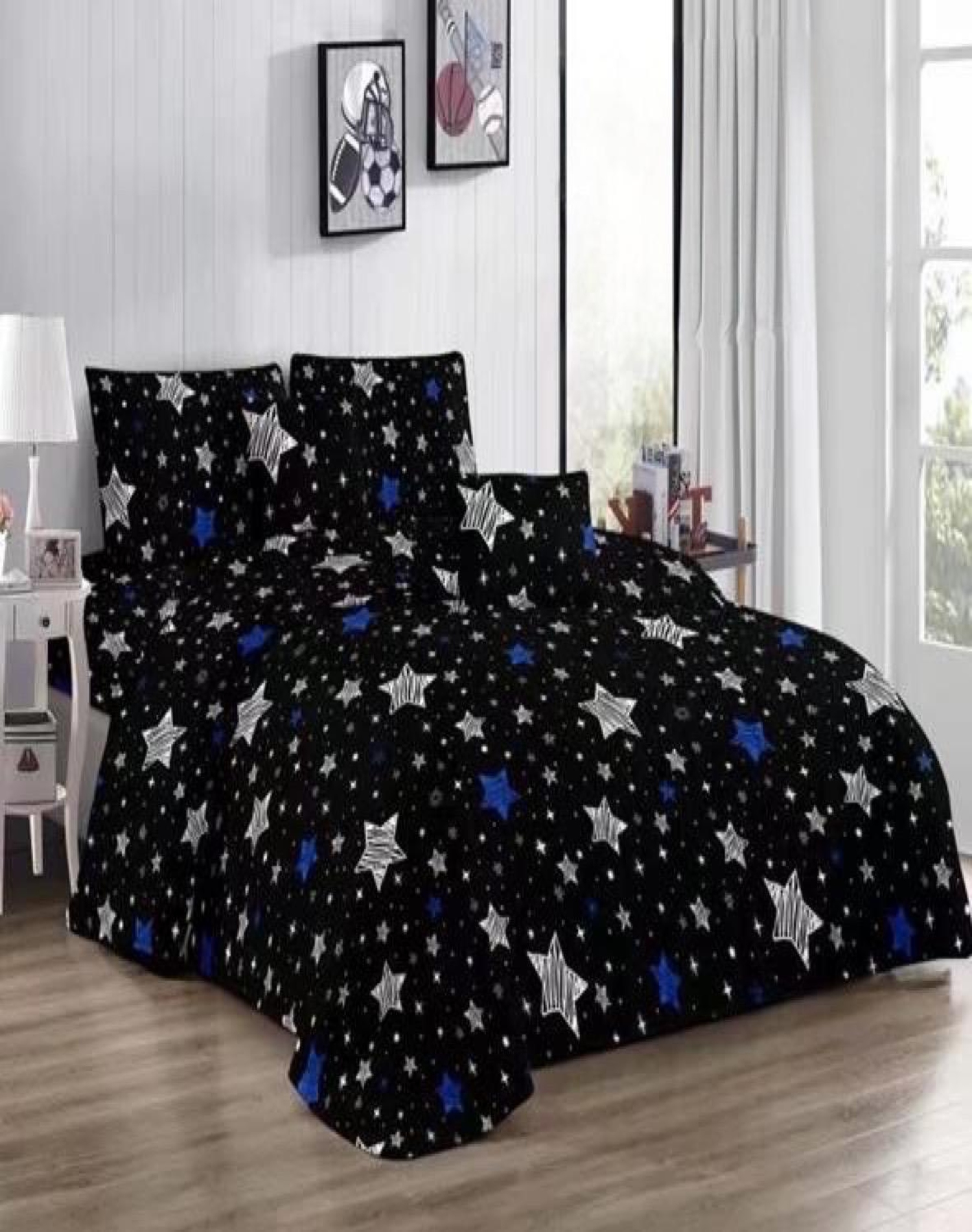 CUBRECAMA MULTICOLOR QUILT 2 PLAZAS+2 FUNDAS VERANO FRESCO 13N29 - 3