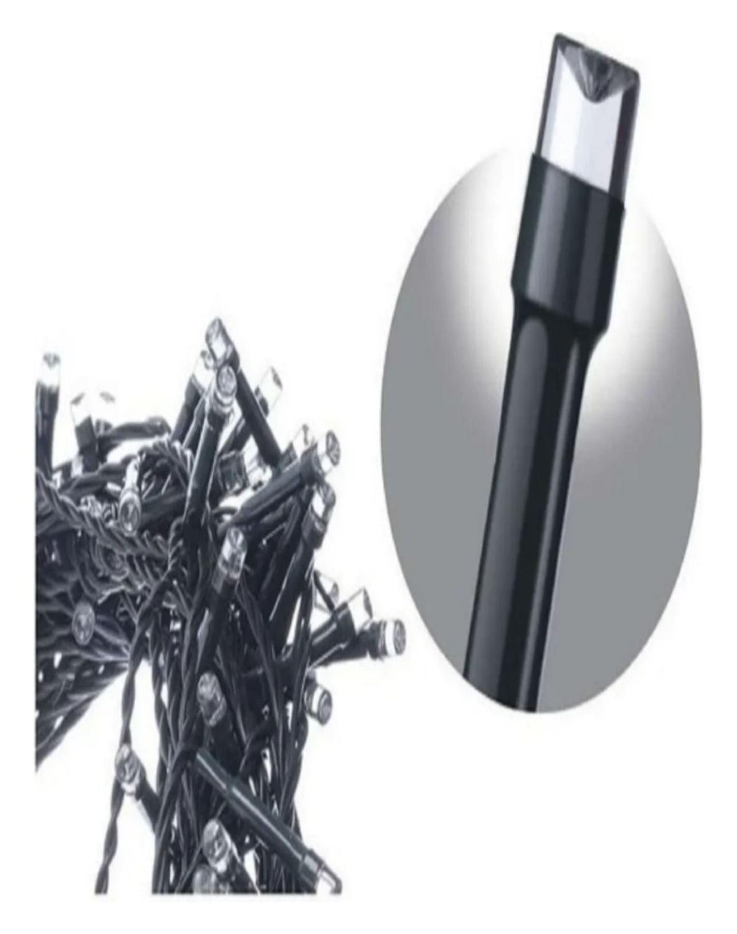 300 LUCES LED BLANCAS GUIRNALDA NAVIDAD LINEALES 16N6 - 2