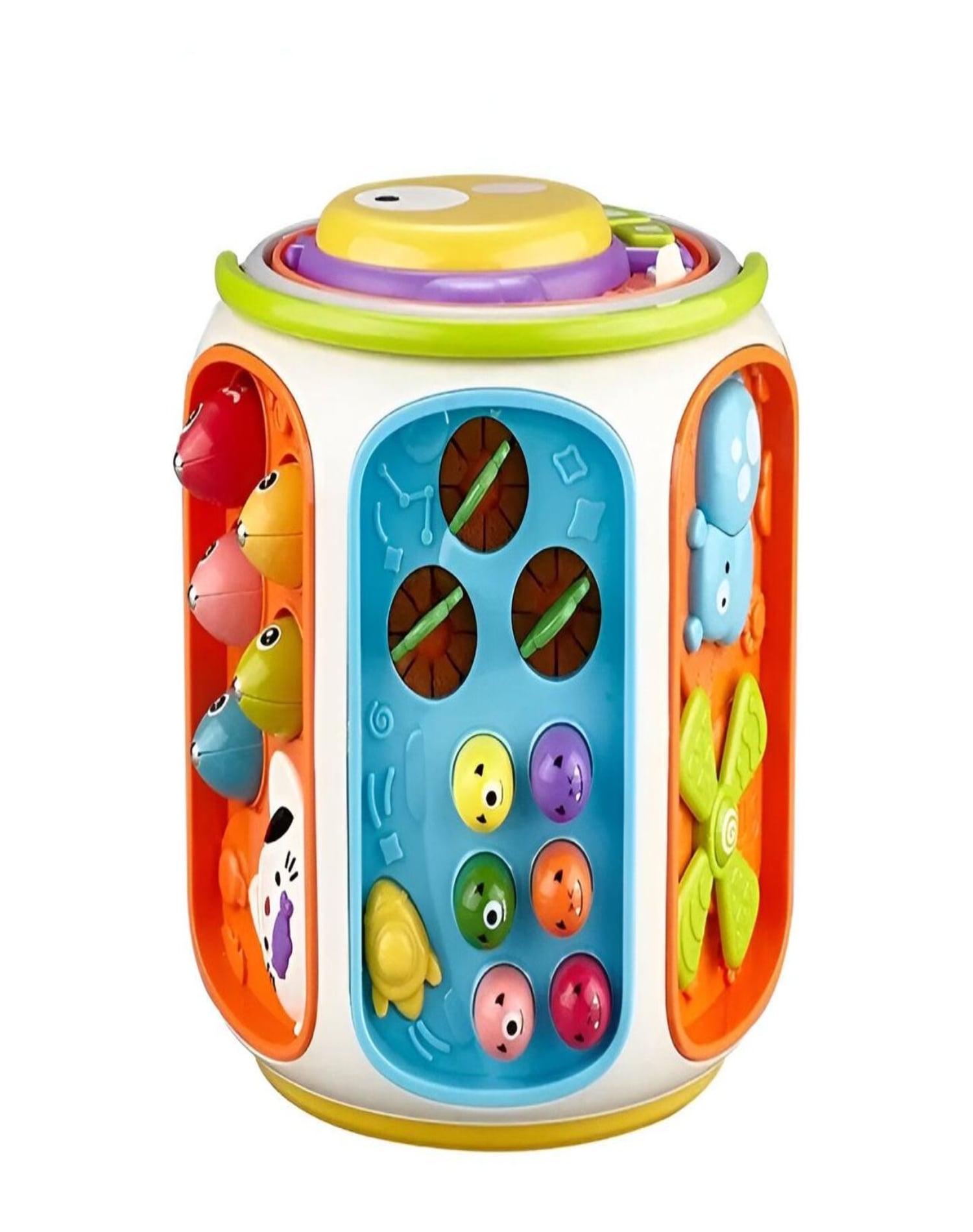 JUGUETE DIDÁCTICO MULTICOLOR CUBO 9 EN 1 PARA BEBÉS 28N9 - 1