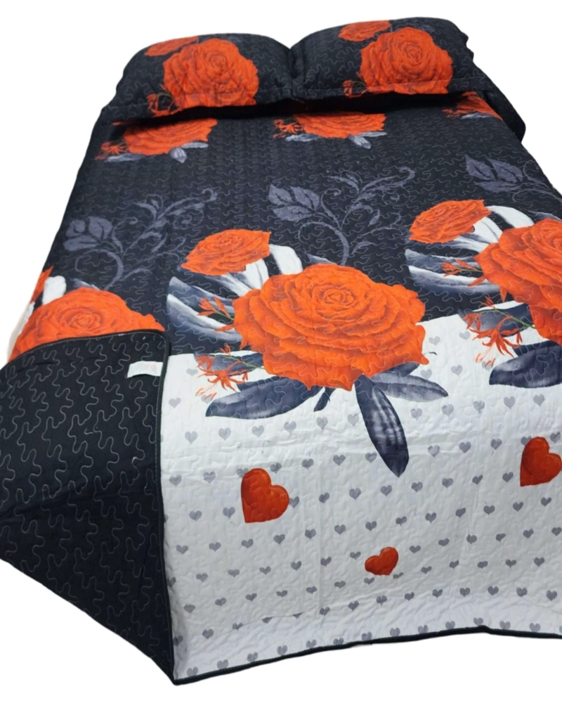 CUBRECAMA QUILT DE VERANO PLAZA Y MEDIA - 2