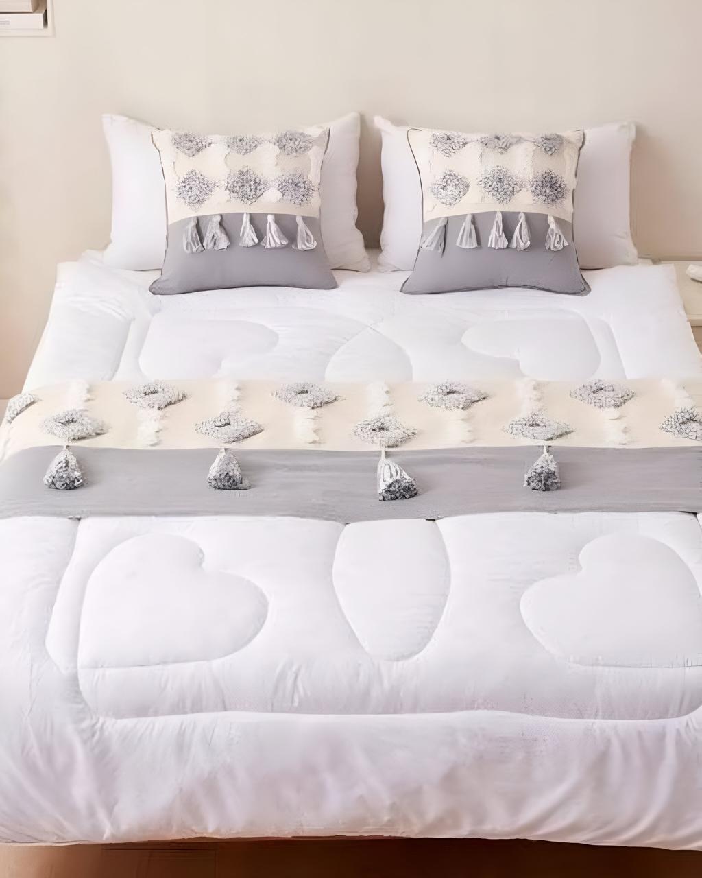 PIECERA DE CAMA DECORATIVA MODELO BOHO - 1