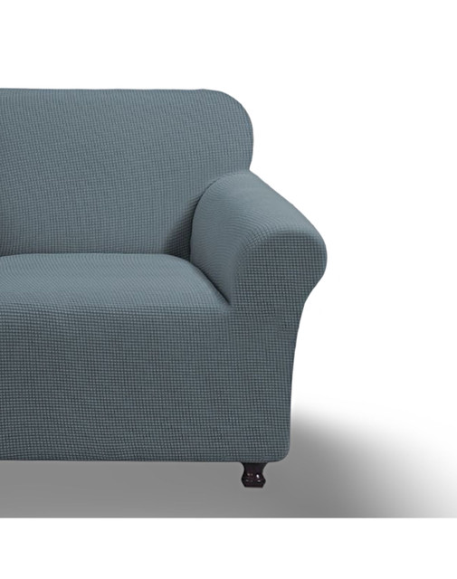 FUNDA PARA SOFA CUADRILLE DE 3 CUERPO GRIS - 2