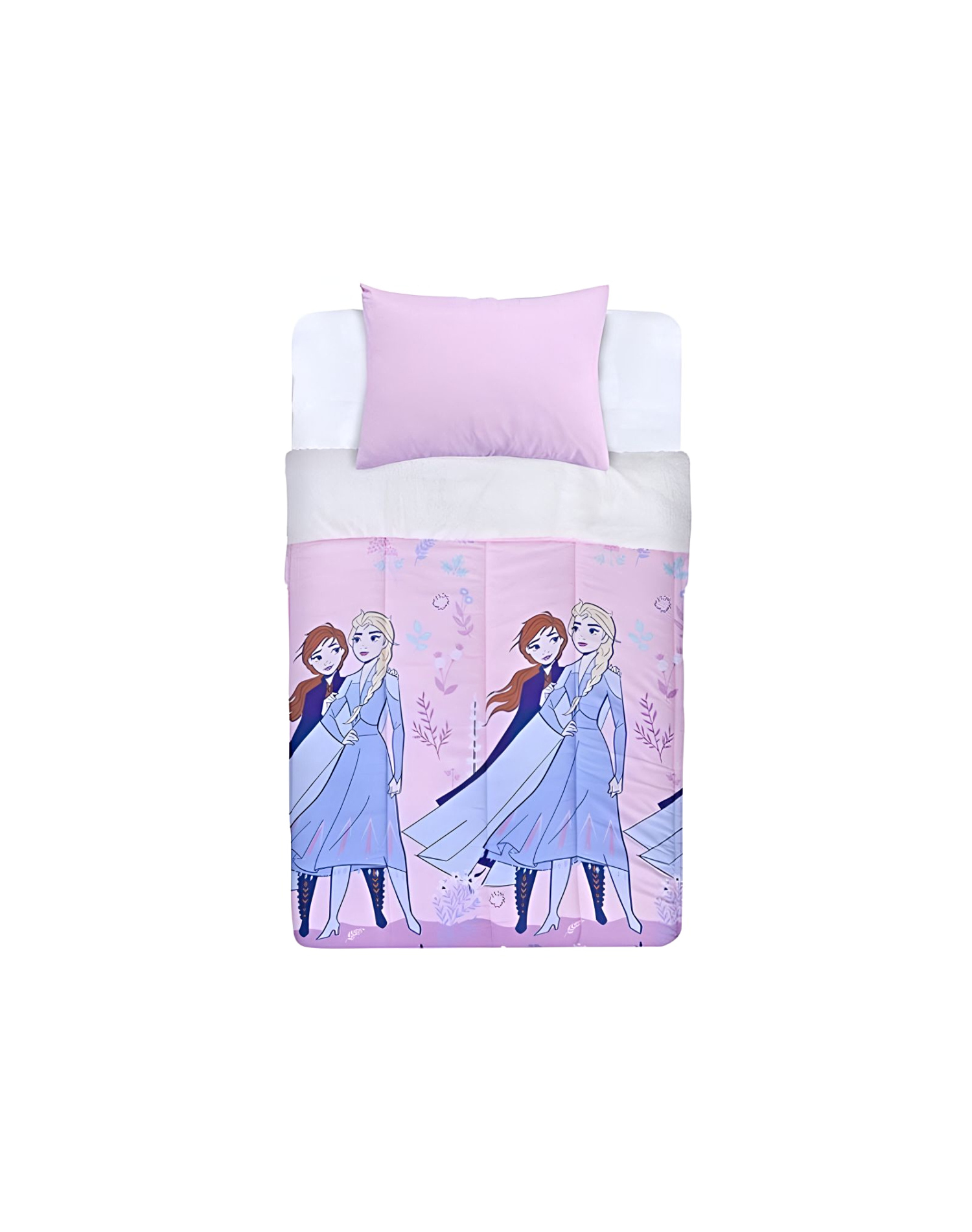 PLUMON DELGADO SHERPA INFANTIL PLAZA Y MEDIA FROZ - 1