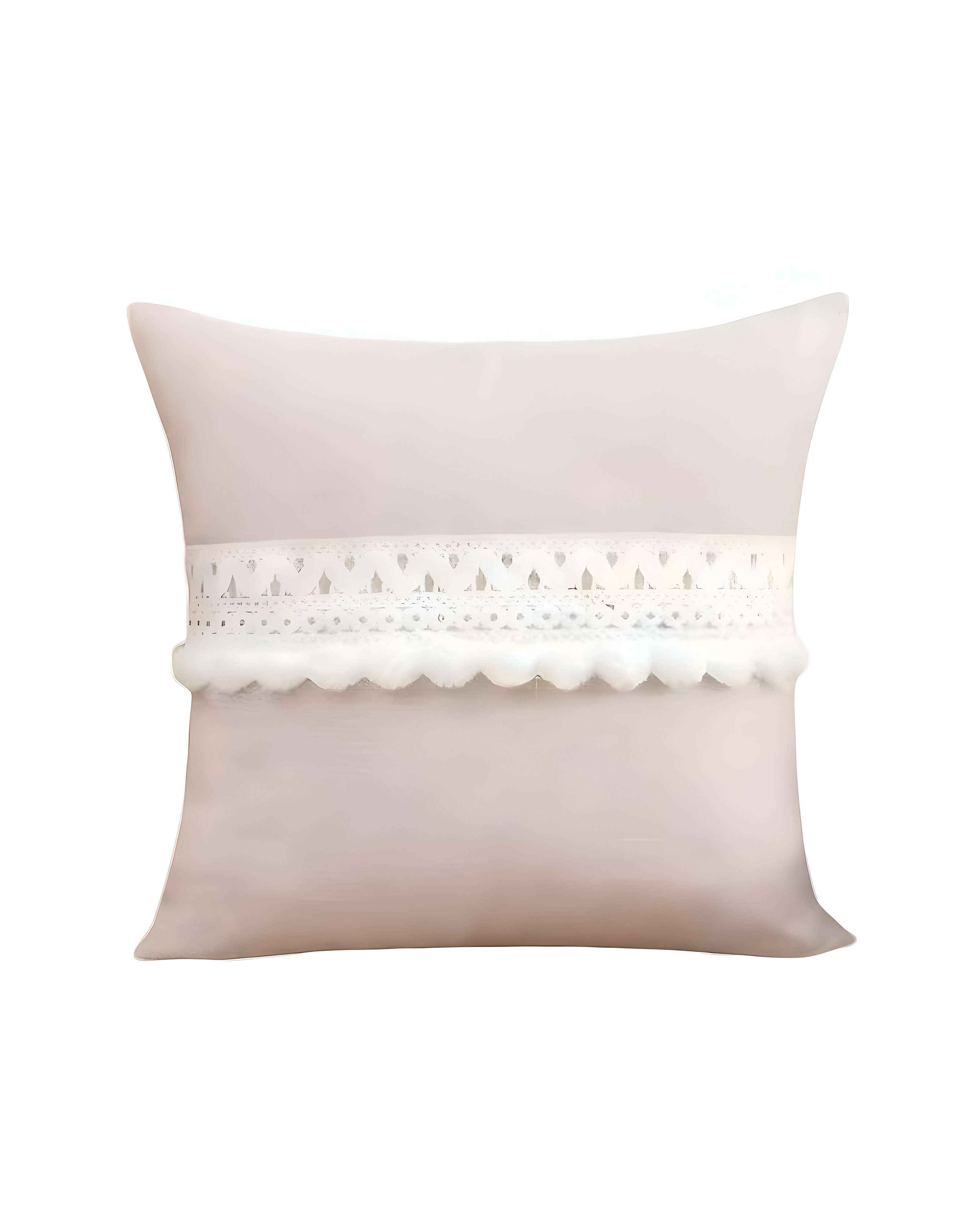 SET DE 4 FUNDAS DE COJIN CON POMPON 45X45 S9 - 1