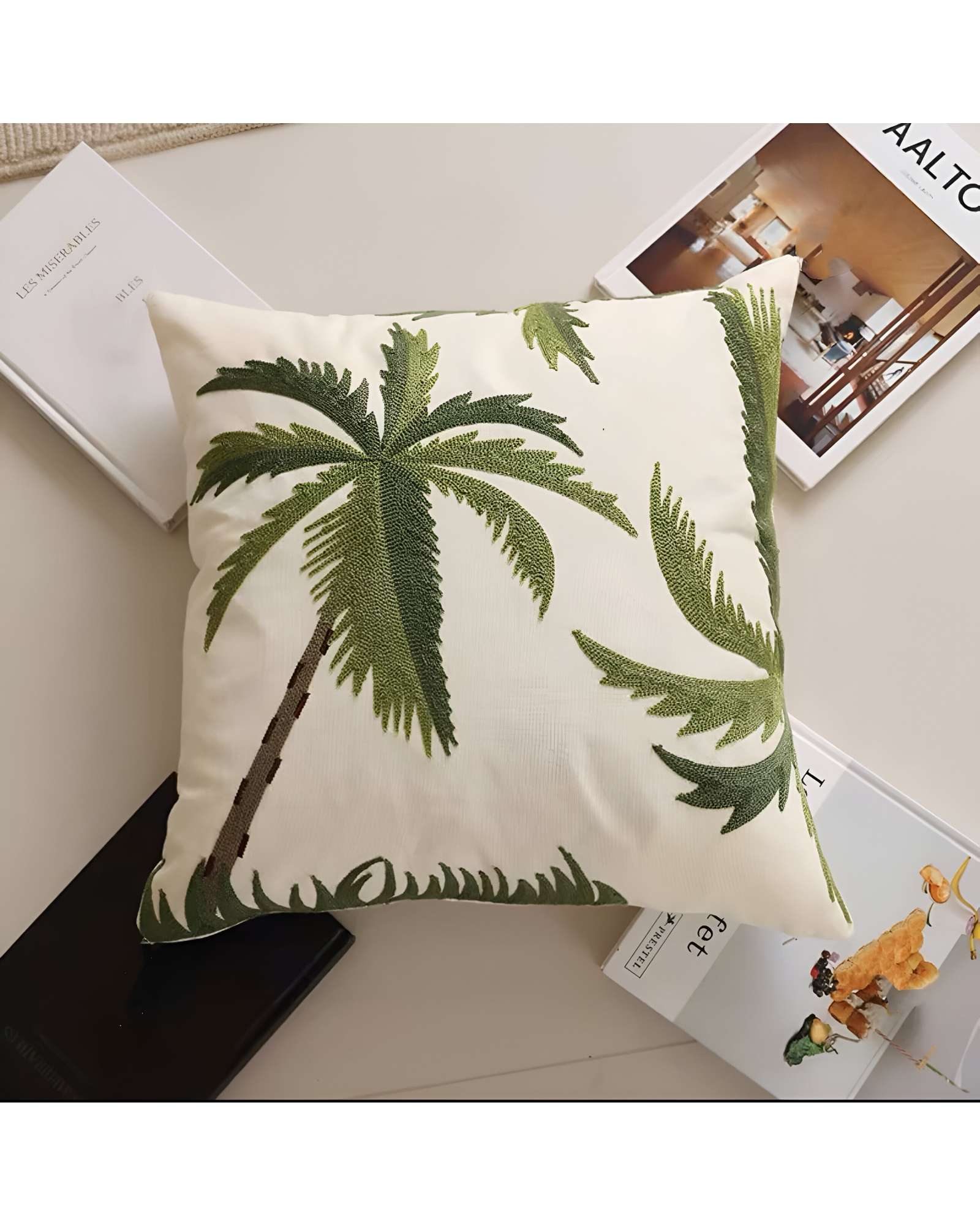 SET DE 2 FUNDAS BORDADAS 45X45 C47 - 3