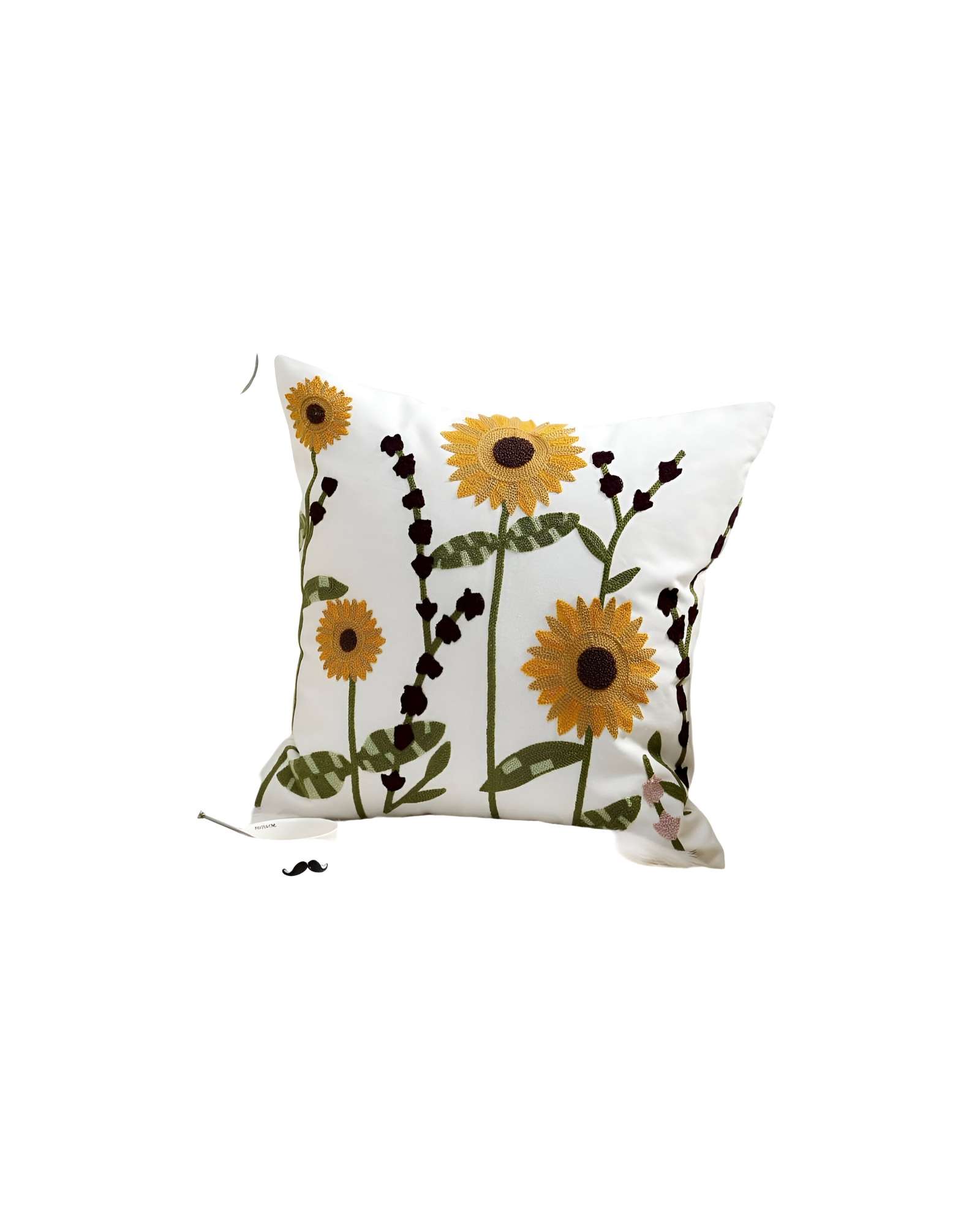 SET DE 6 FUNDAS BORDADAS 45X45 C9 - 1