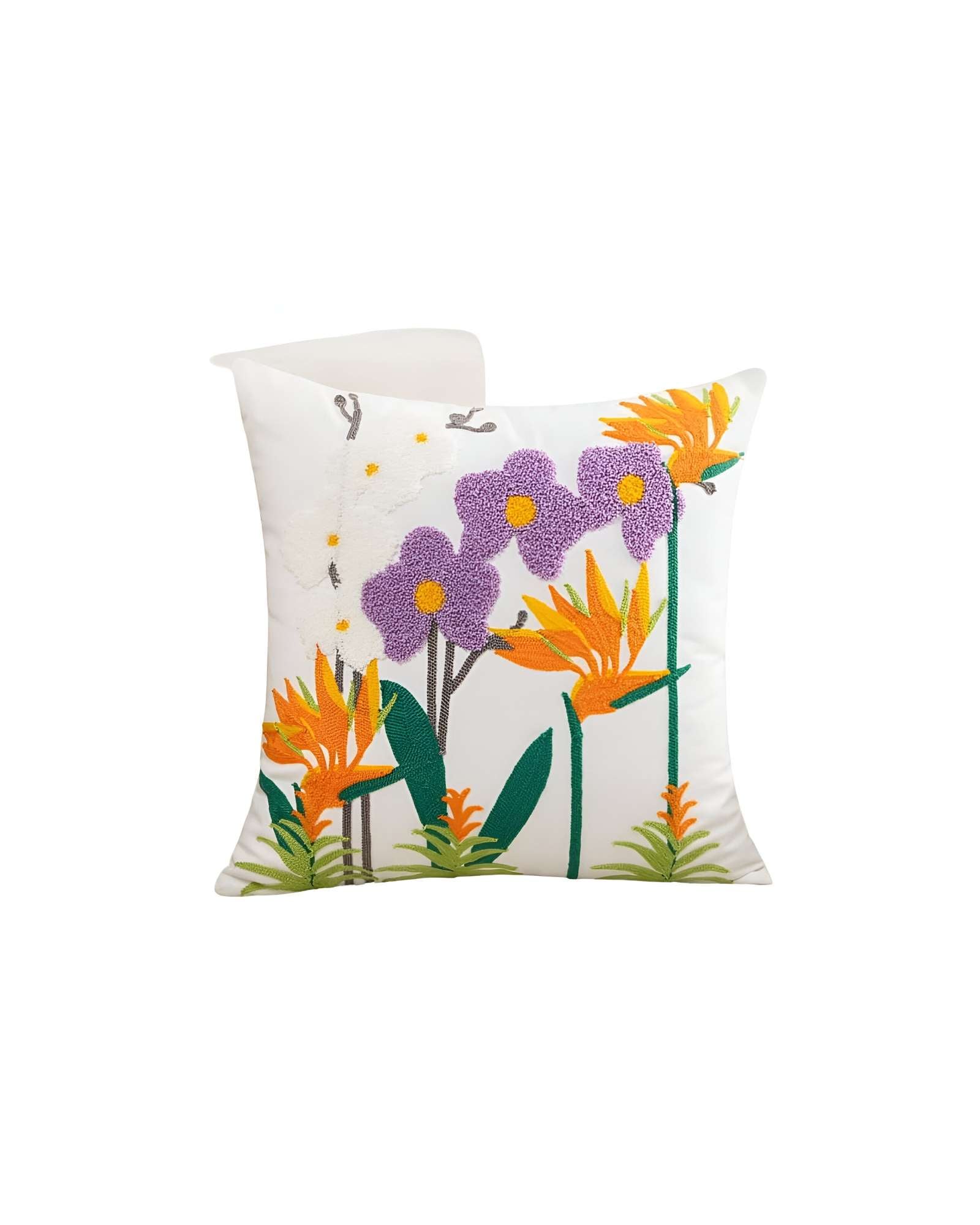 SET DE 2 FUNDAS BORDADAS 45X45 C41 - 1
