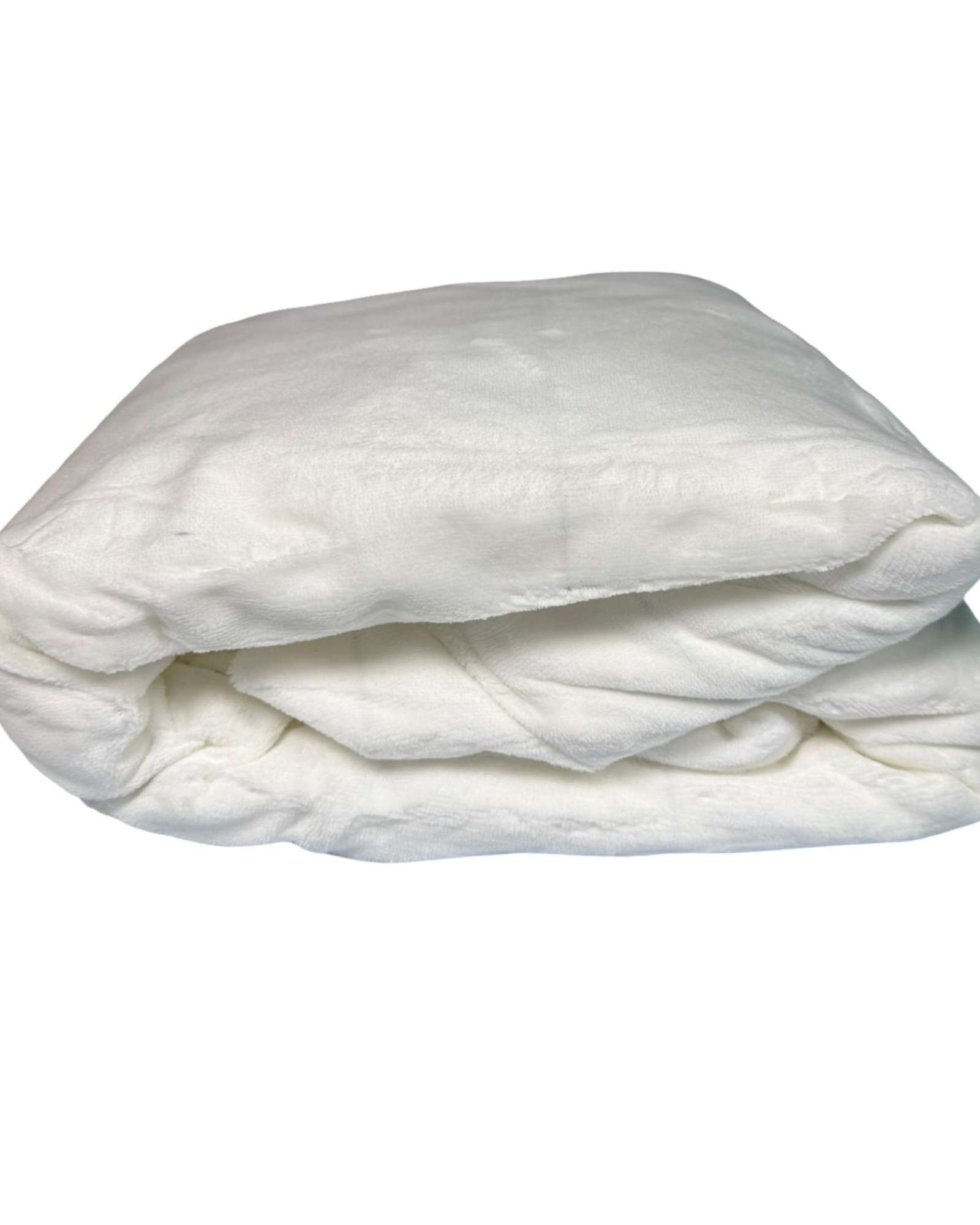 CUBRE COLCHON IMPERMEABLE PLUSH - EN COLOR BLANCO - KING PLAZAS - 2
