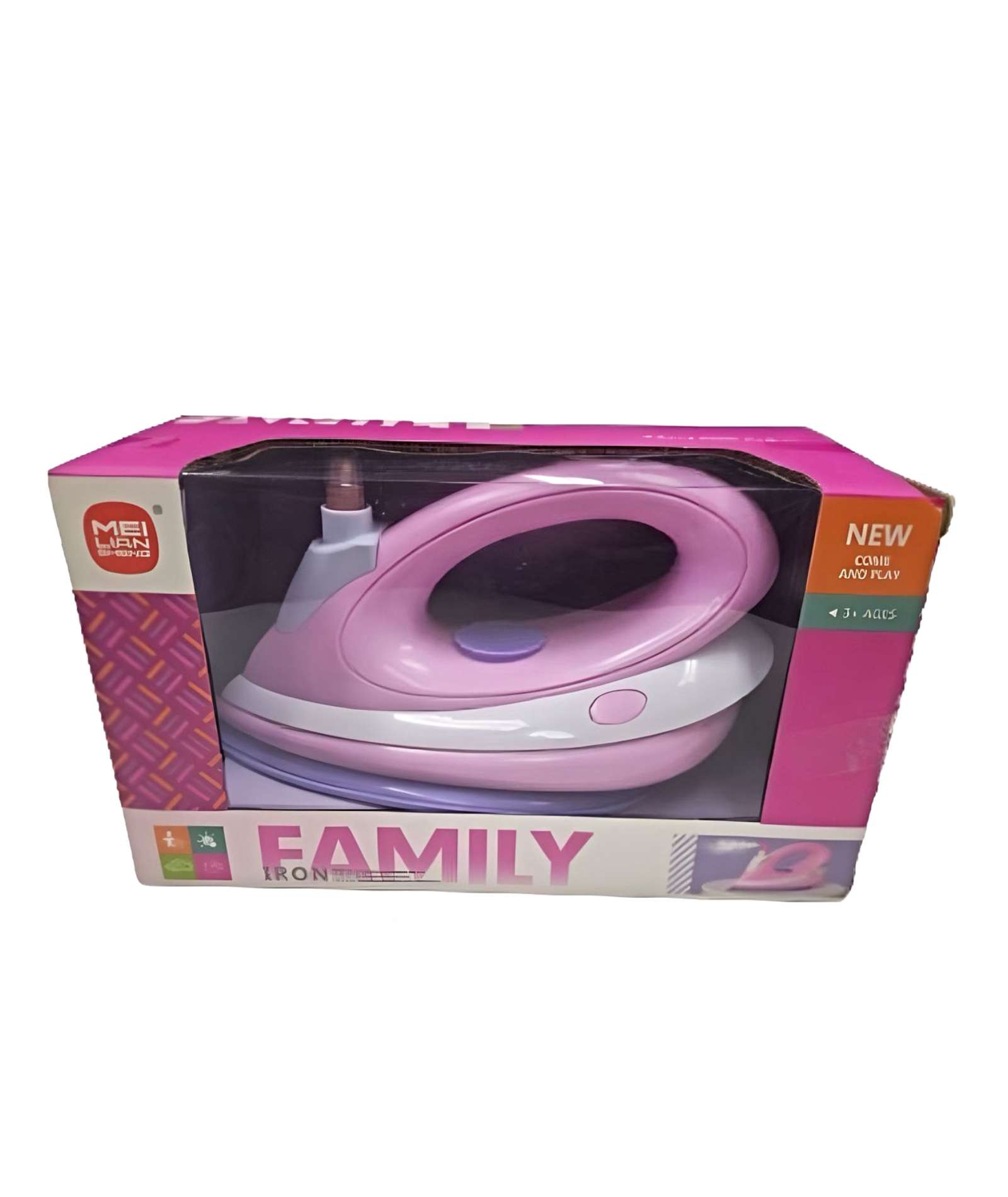 JUGUETE PLANCHA DE ROPA CON LUZ Y SONIDO PARA NIÑAS - 1