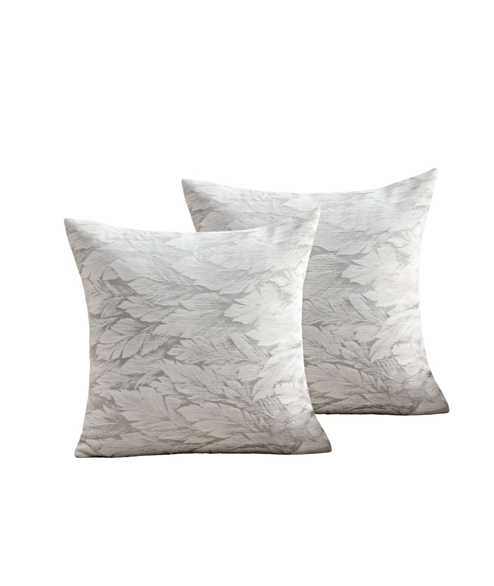 PACK DE 2 FUNDAS DE COJINES DISEÑO HOJA 45CM X 45 CM C1 - 3