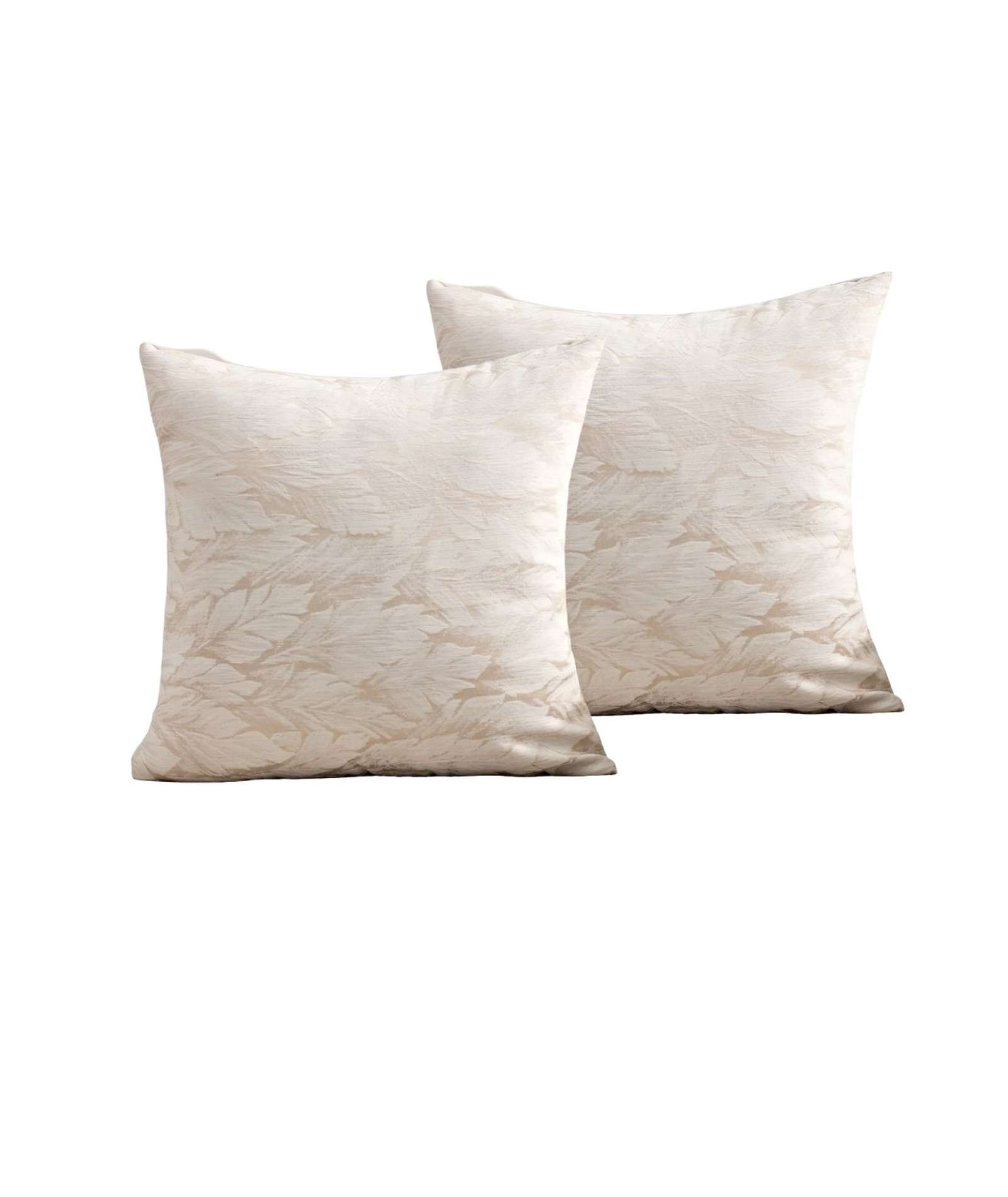 PACK DE 2 FUNDAS DE COJINES DISEÑO HOJA 45CM X 45 CM C5 - 1