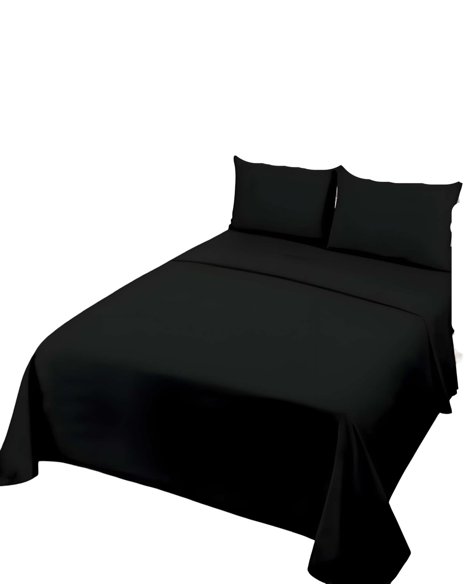 JUEGO DE SABANAS SUPERKING NEGRO - 1