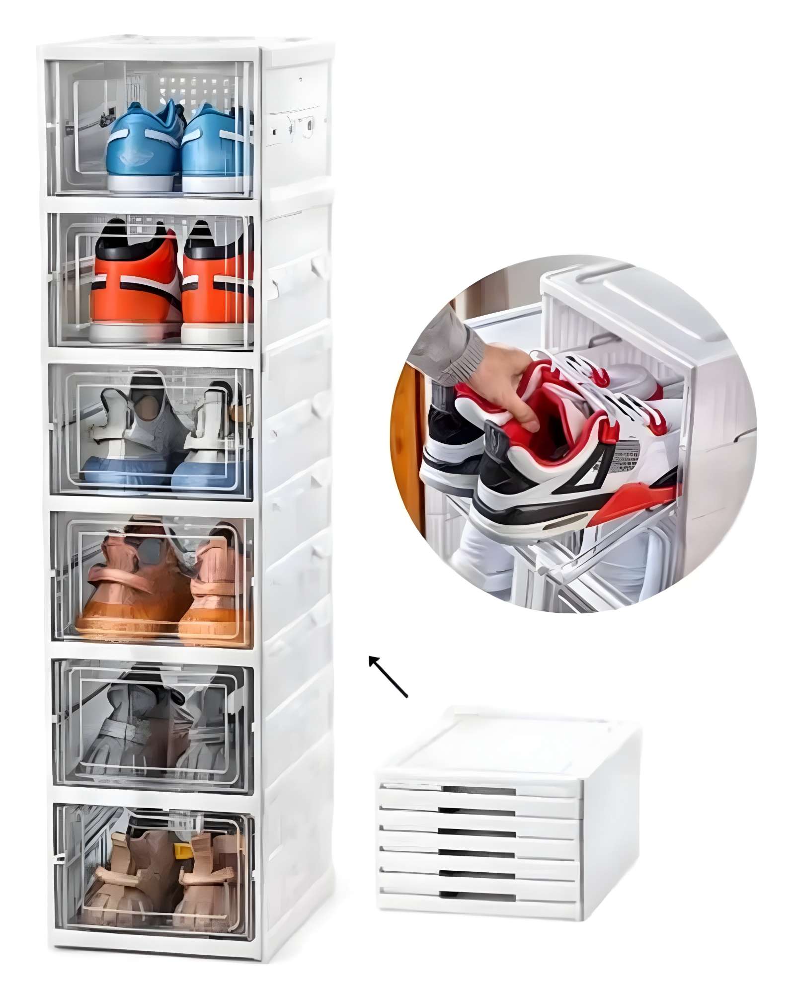 ORGANIZADOR DE ZAPATOS 6 NIVELES PLEGABLE - 2