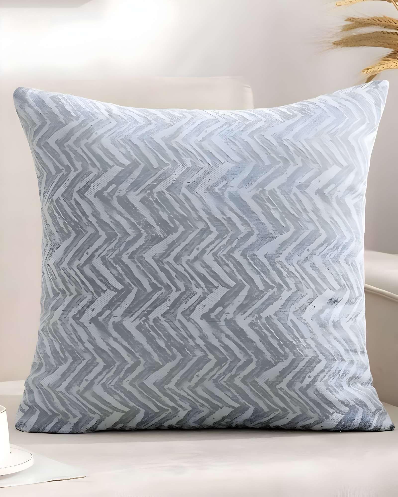 PACK DE 4 FUNDAS DE COJINES DISEÑO MAILLARD 45CM X 45 CM CELESTE - 4