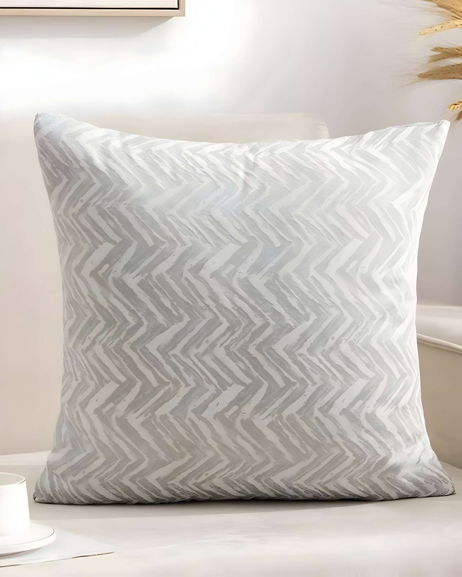 PACK DE 4 FUNDAS DE COJINES DISEÑO MAILLARD 45CM X 45 CM BLANCO - 4