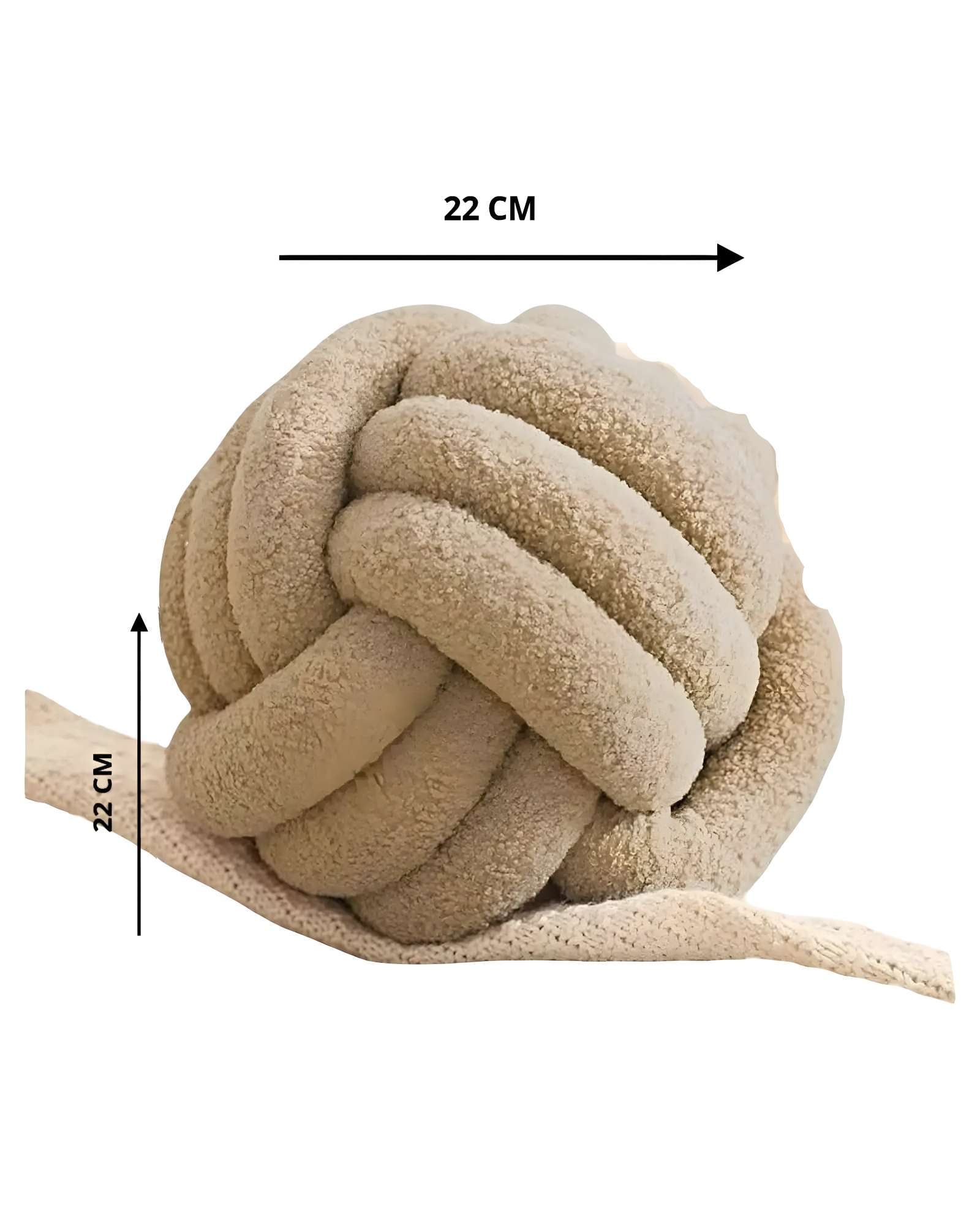 NUDO COJIN BEIGE 22 CM - 2