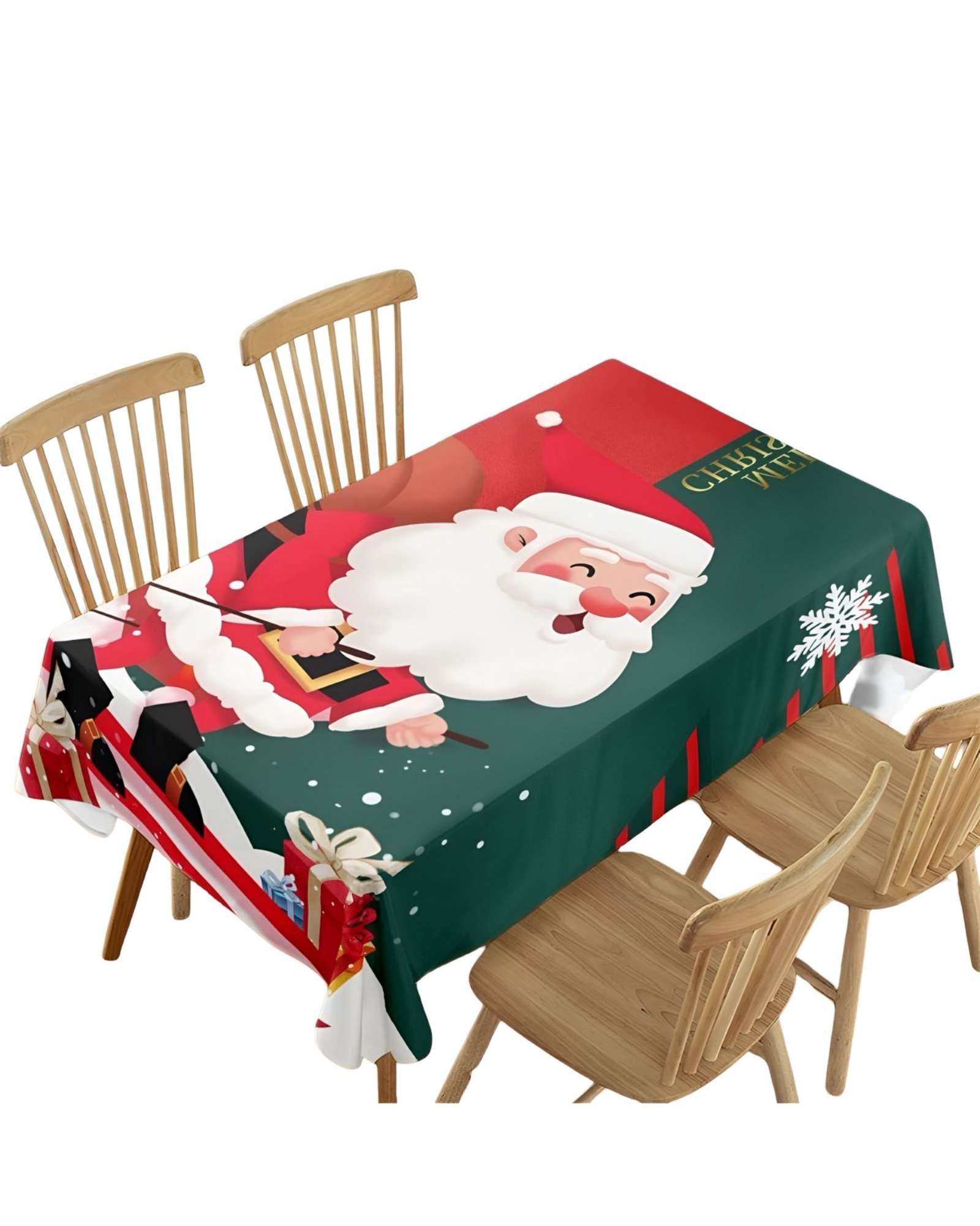 MANTEL NAVIDEÑO ANTIMANCHAS 140 CM X 220 CM SKATE - 2