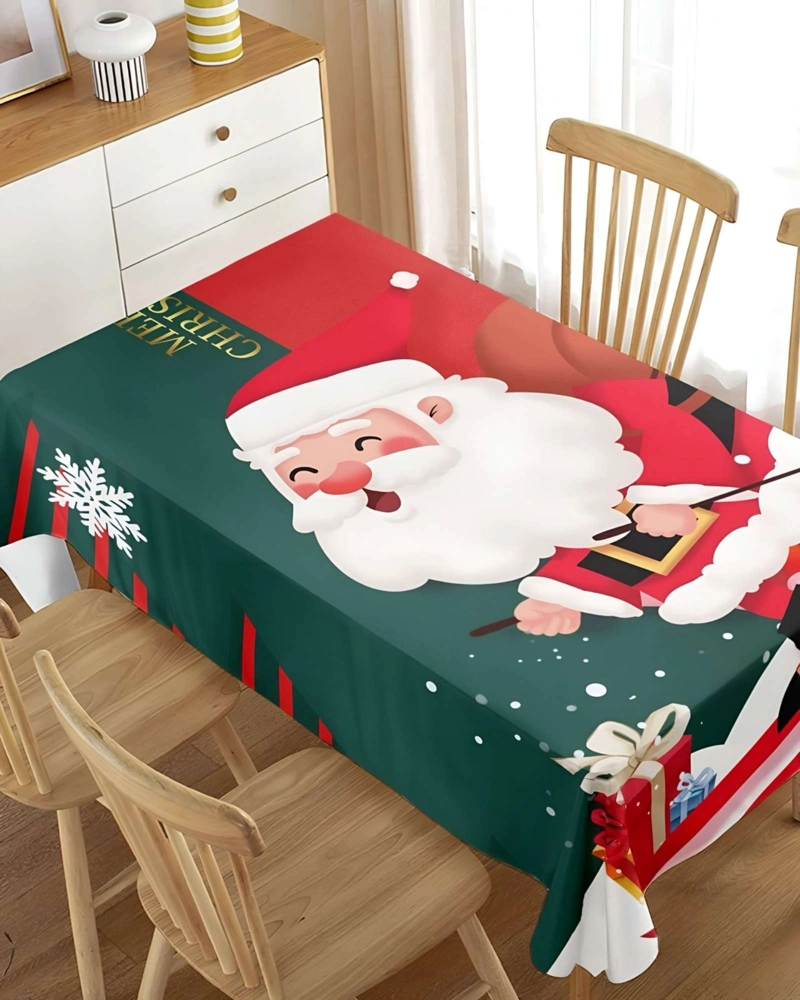MANTEL NAVIDEÑO ANTIMANCHAS 140 CM X 220 CM SKATE - 3