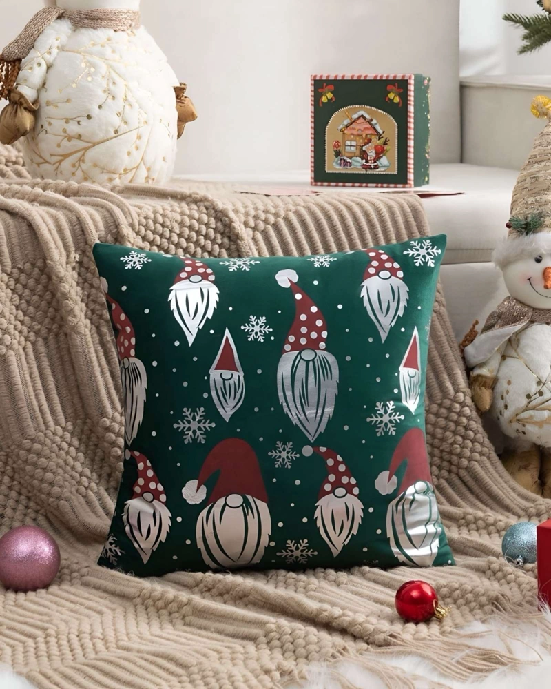 SET DE 2 FUNDAS DE COJIN PARA NAVIDAD M9 - 4