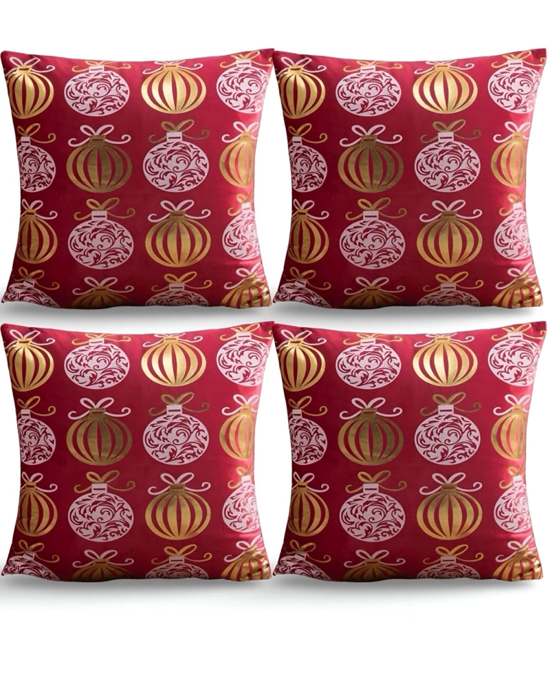 SET DE 4 FUNDAS DE COJIN PARA NAVIDAD M3 - 1