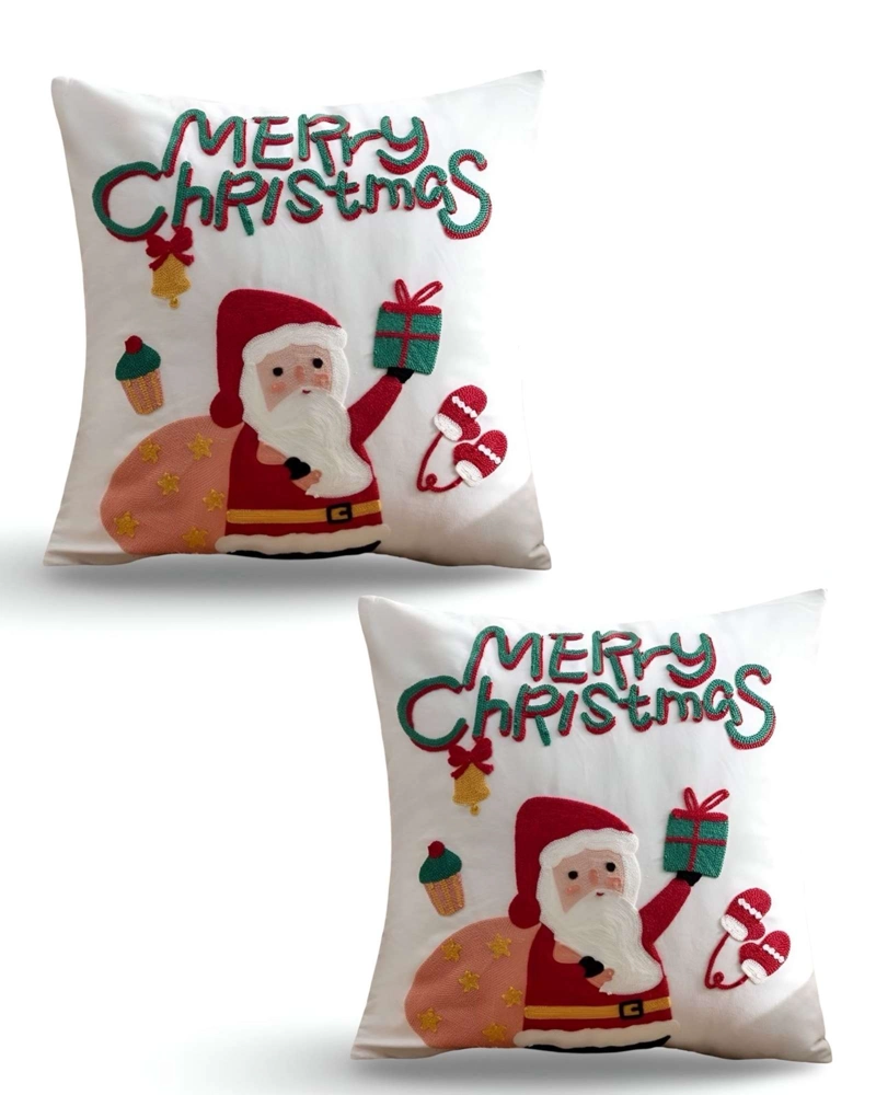 SET DE 2 FUNDAS DE COJIN PARA NAVIDAD K9 - 2