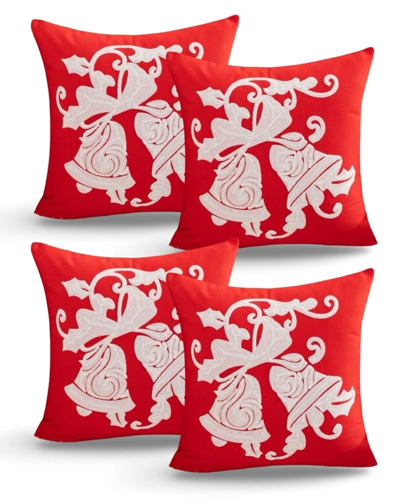 SET DE 4 FUNDAS DE COJIN PARA NAVIDAD K12 - 1