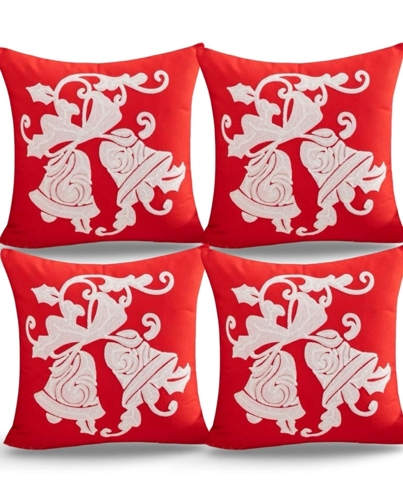 SET DE 4 FUNDAS DE COJIN PARA NAVIDAD K12 - 2