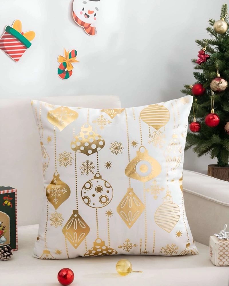 SET DE 4 FUNDAS DE COJIN PARA NAVIDAD M7 - 4