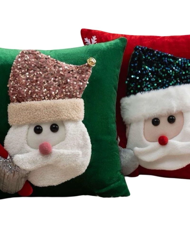 SET DE 2 FUNDAS DE COJIN PARA NAVIDAD 3D   B22 - 2